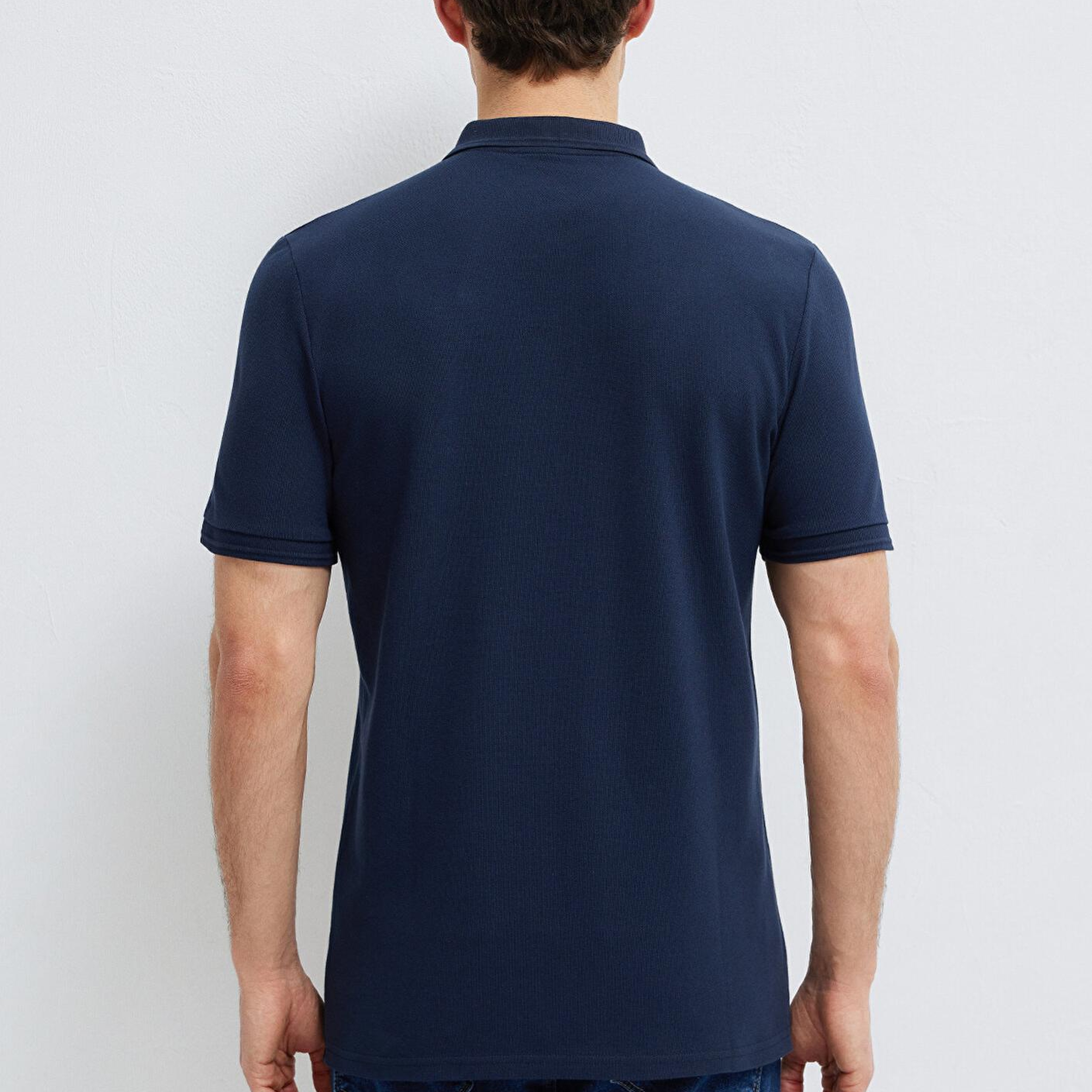 Mavi Lacivert Polo Tişört Slim Fit / Dar Kesim 064946-70490