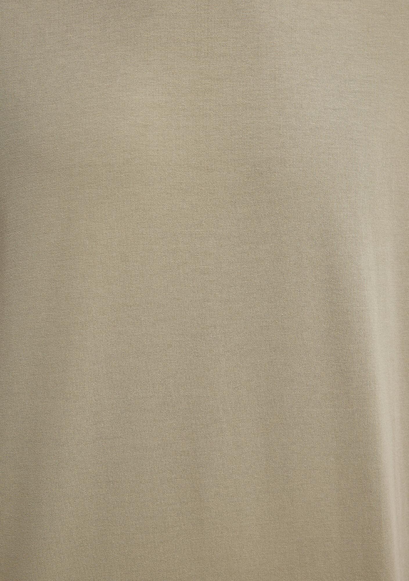 Mavi Bisiklet Yaka Bej Basic Tişört Loose Fit / Bol Rahat Kesim 0611596-70360