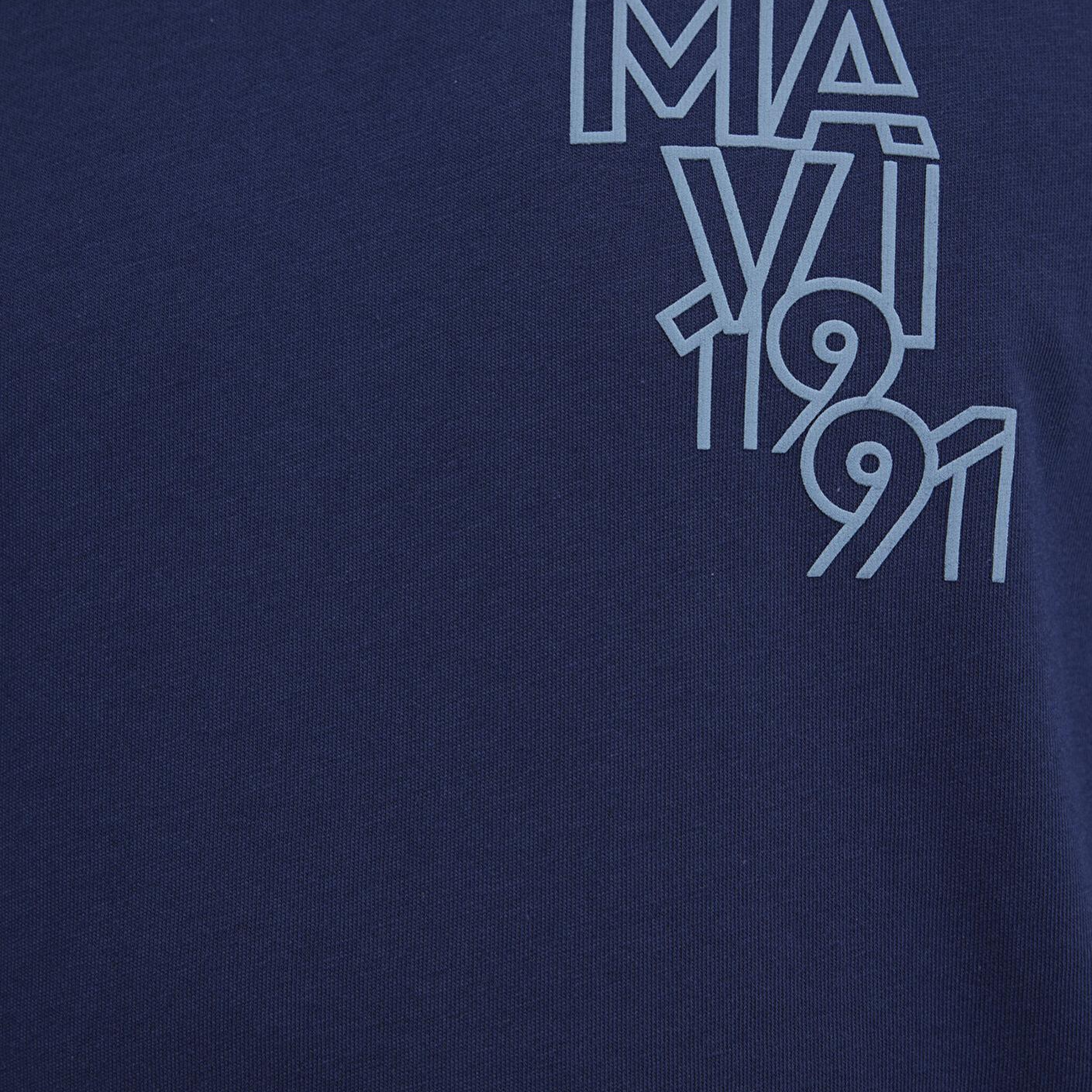 Mavi Mavi 1991 Baskılı Lacivert Tişört Loose Fit / Bol Rahat Kesim 0613147-70492