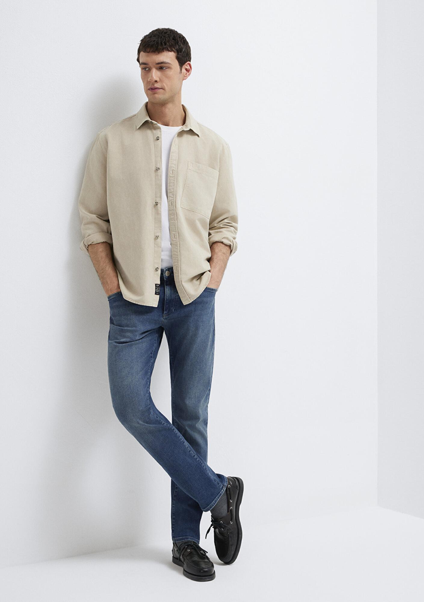 Mavi Marcus Premium Blue Vintage Koyu Mavi Jean Pantolon 00351A1727