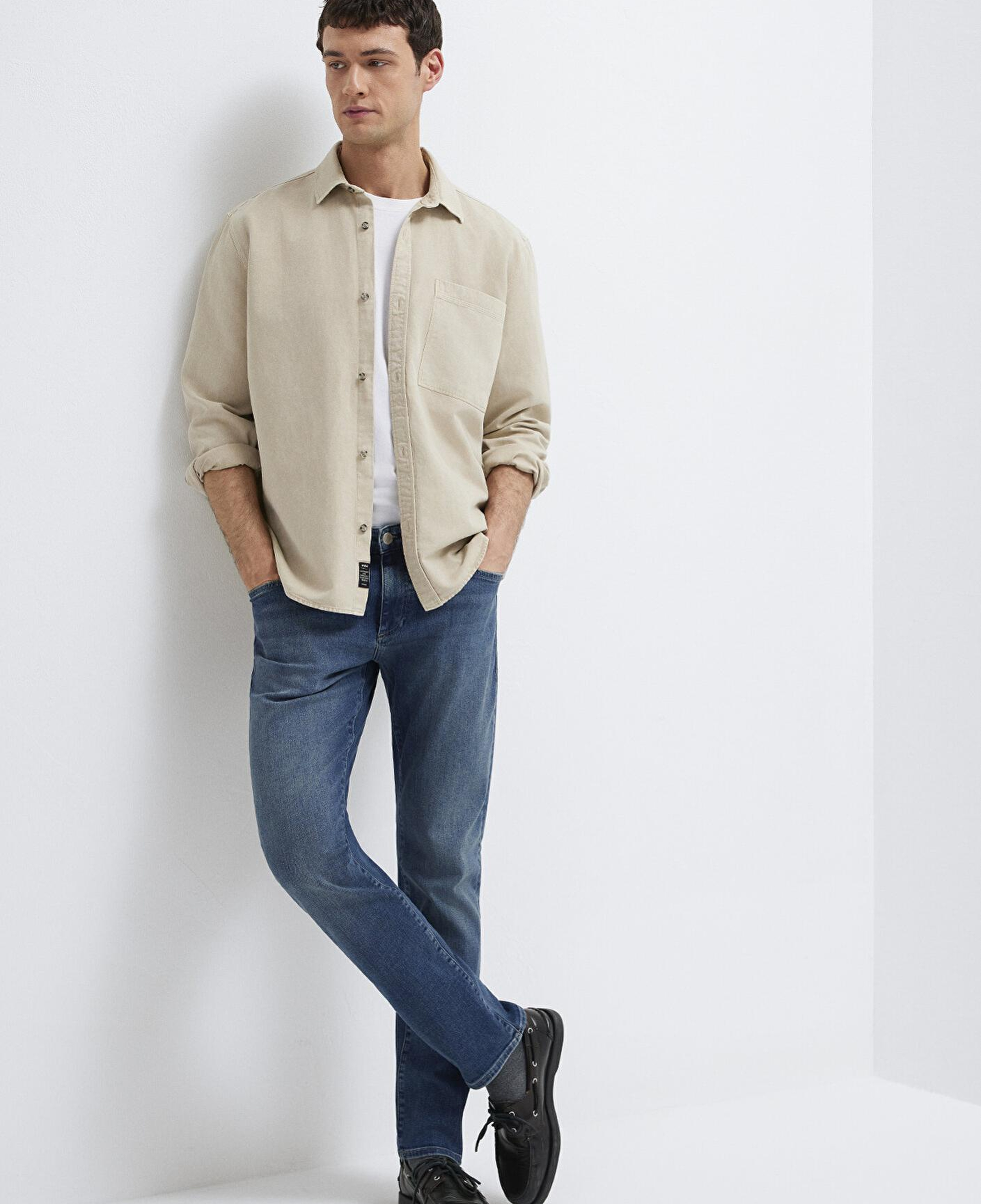 Mavi Marcus Premium Blue Vintage Koyu Mavi Jean Pantolon 00351A1727