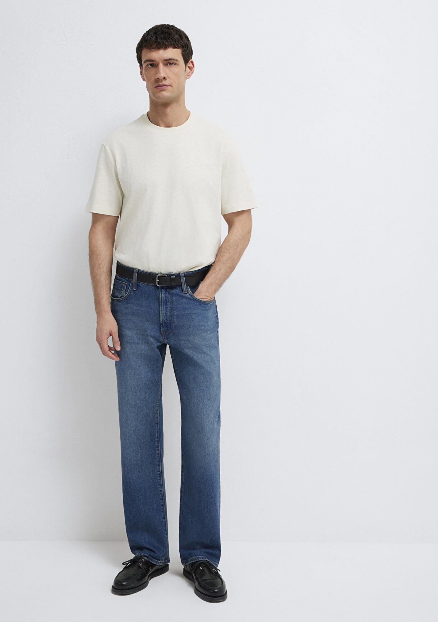 Mavi Marlon Classic Denim Puslu Indigo Mavisi Jean Pantolon 0019166-A2952