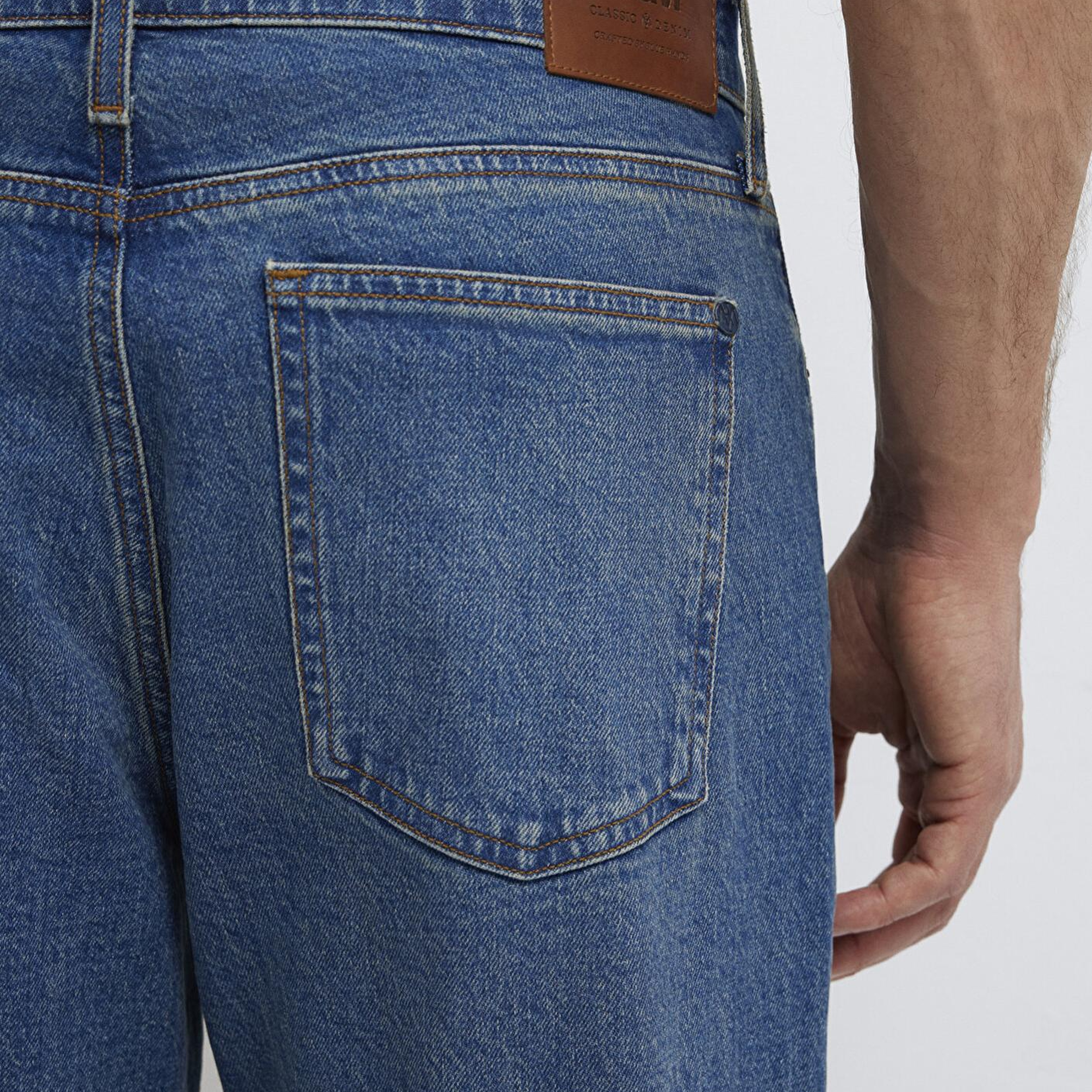 Mavi Marlon Classic Denim Puslu Indigo Mavisi Jean Pantolon 0019166-A2952