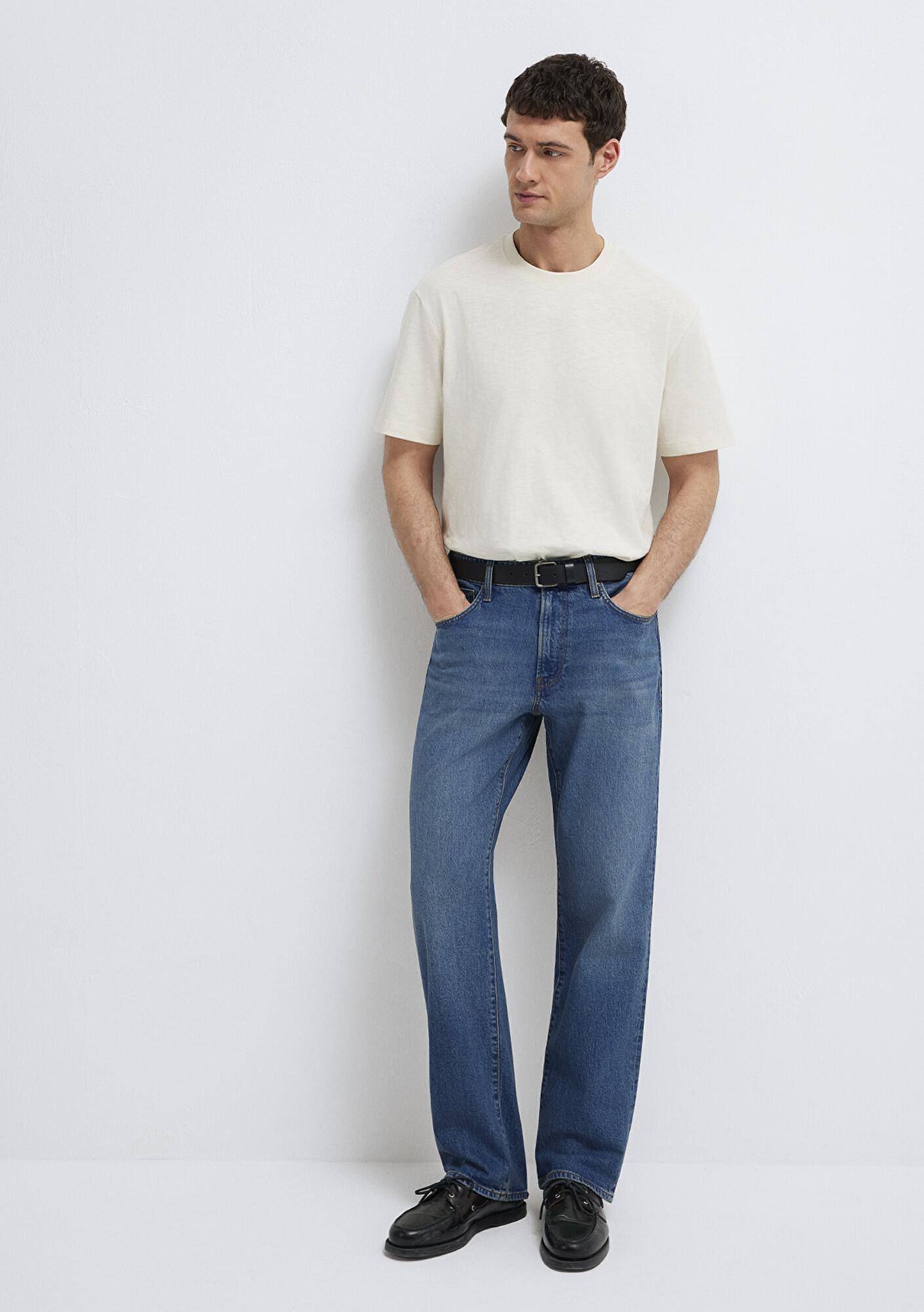 Mavi Marlon Classic Denim Puslu Indigo Mavisi Jean Pantolon 0019166-A2952