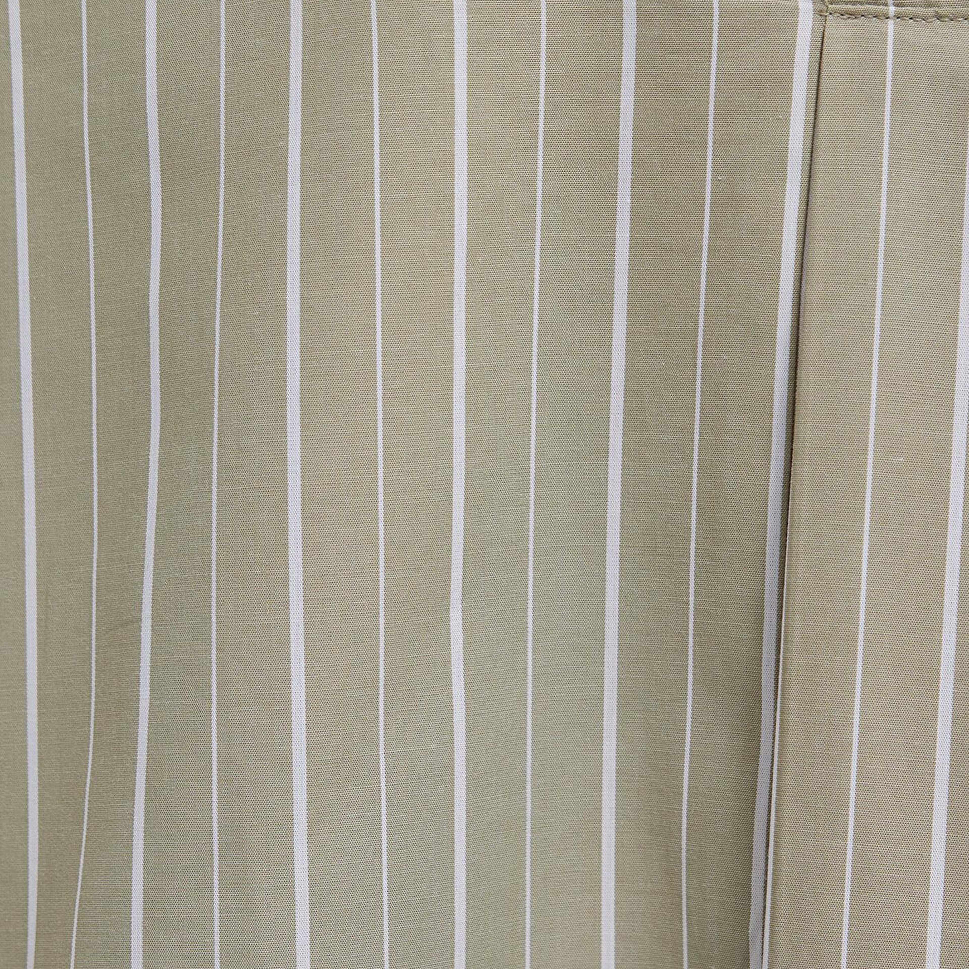 Mavi Beyaz Çizgili Yeşil Bluz 1211226-88069