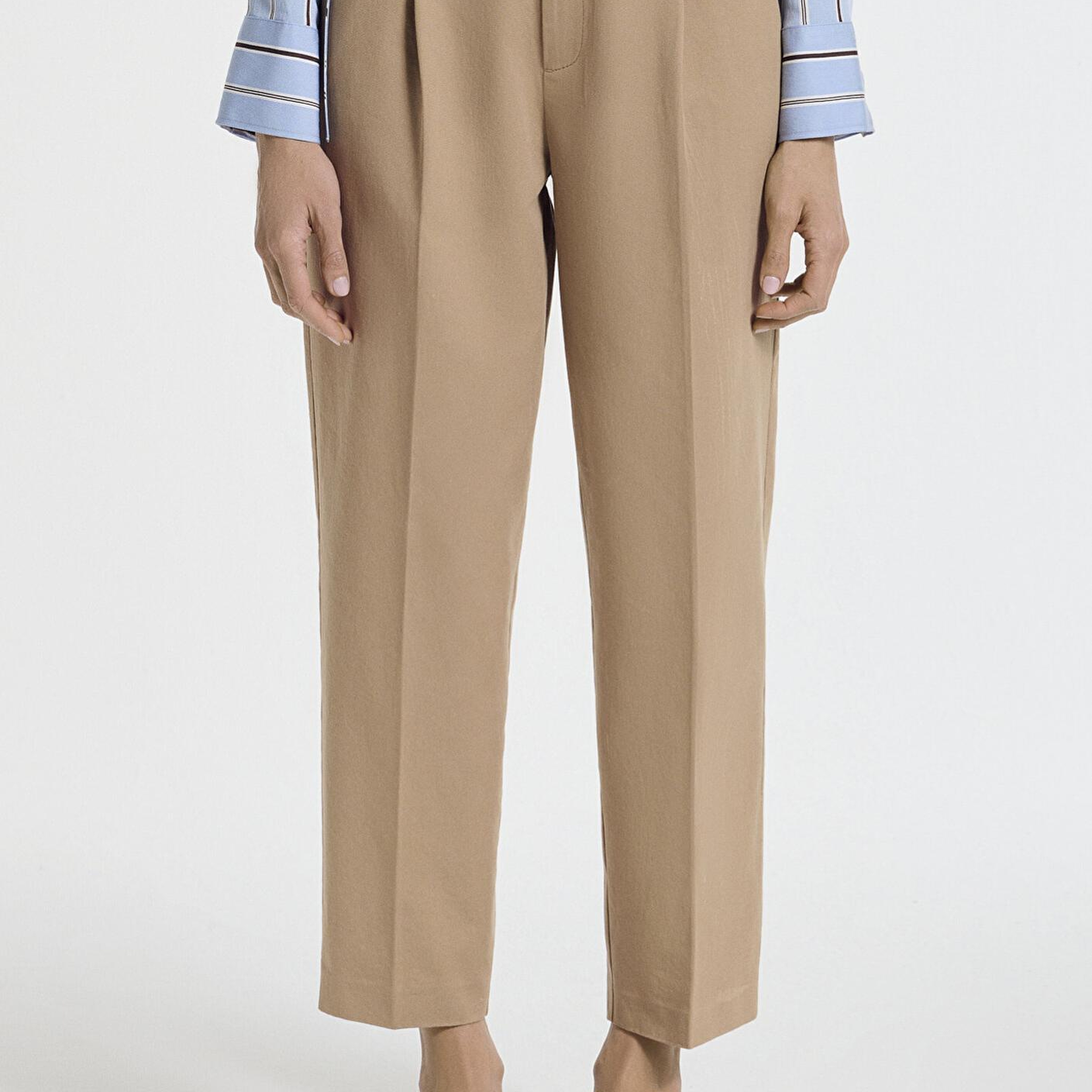 Mavi Bej Pilili Pantolon 1011147-70215