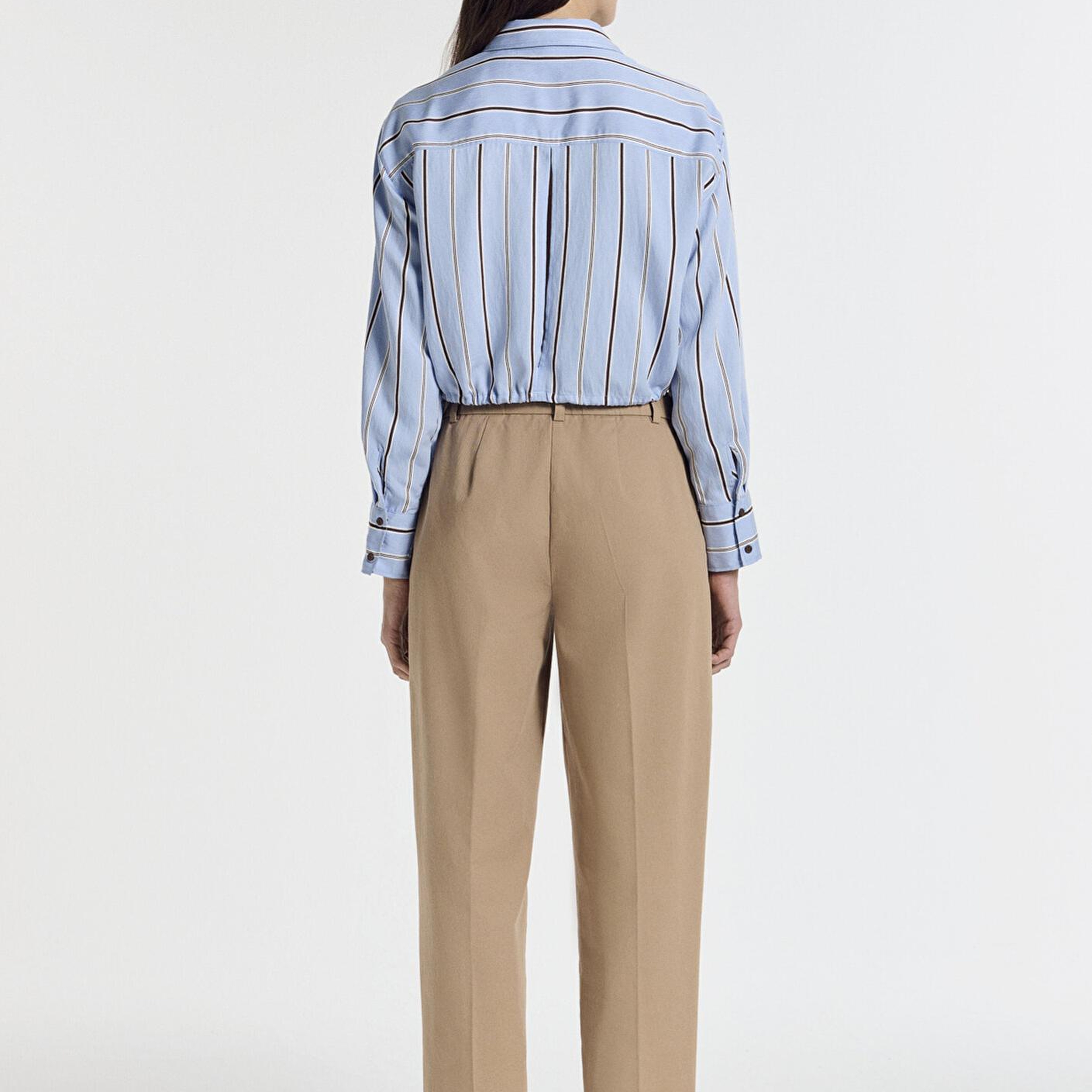 Mavi Bej Pilili Pantolon 1011147-70215