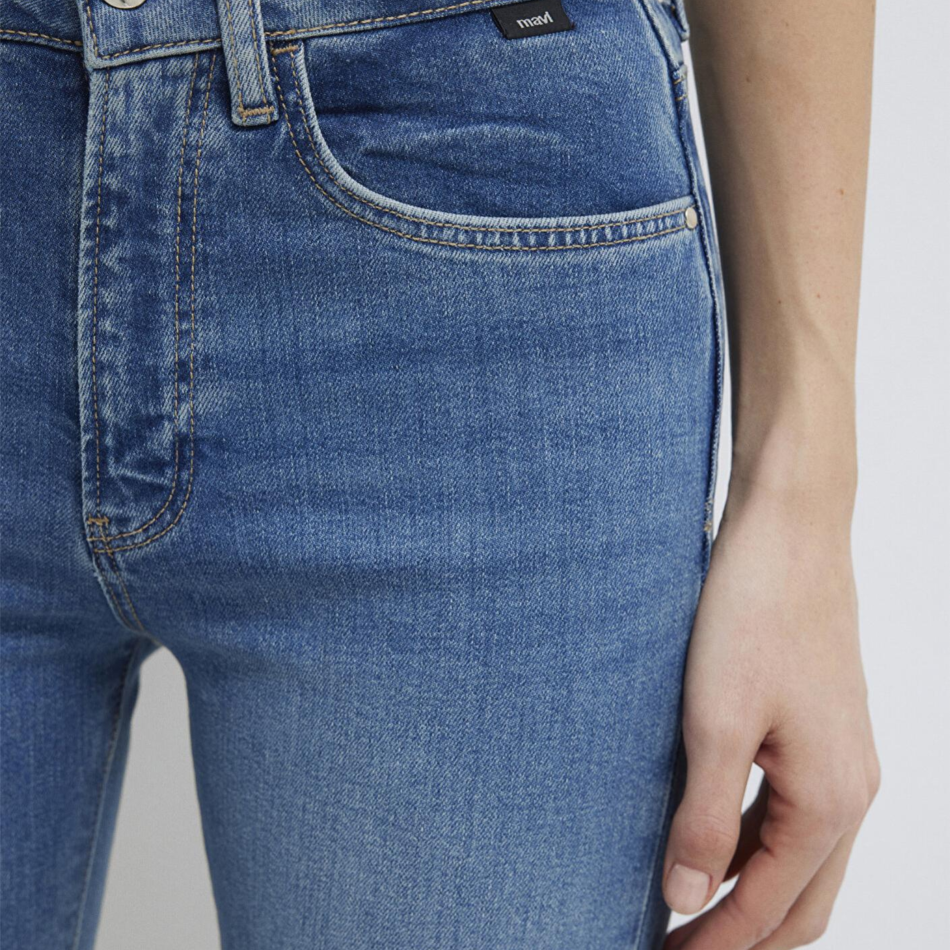 Mavi Maria Mavi Edition Gölgeli Koyu Mavi Jean Pantolon 101225-A1592