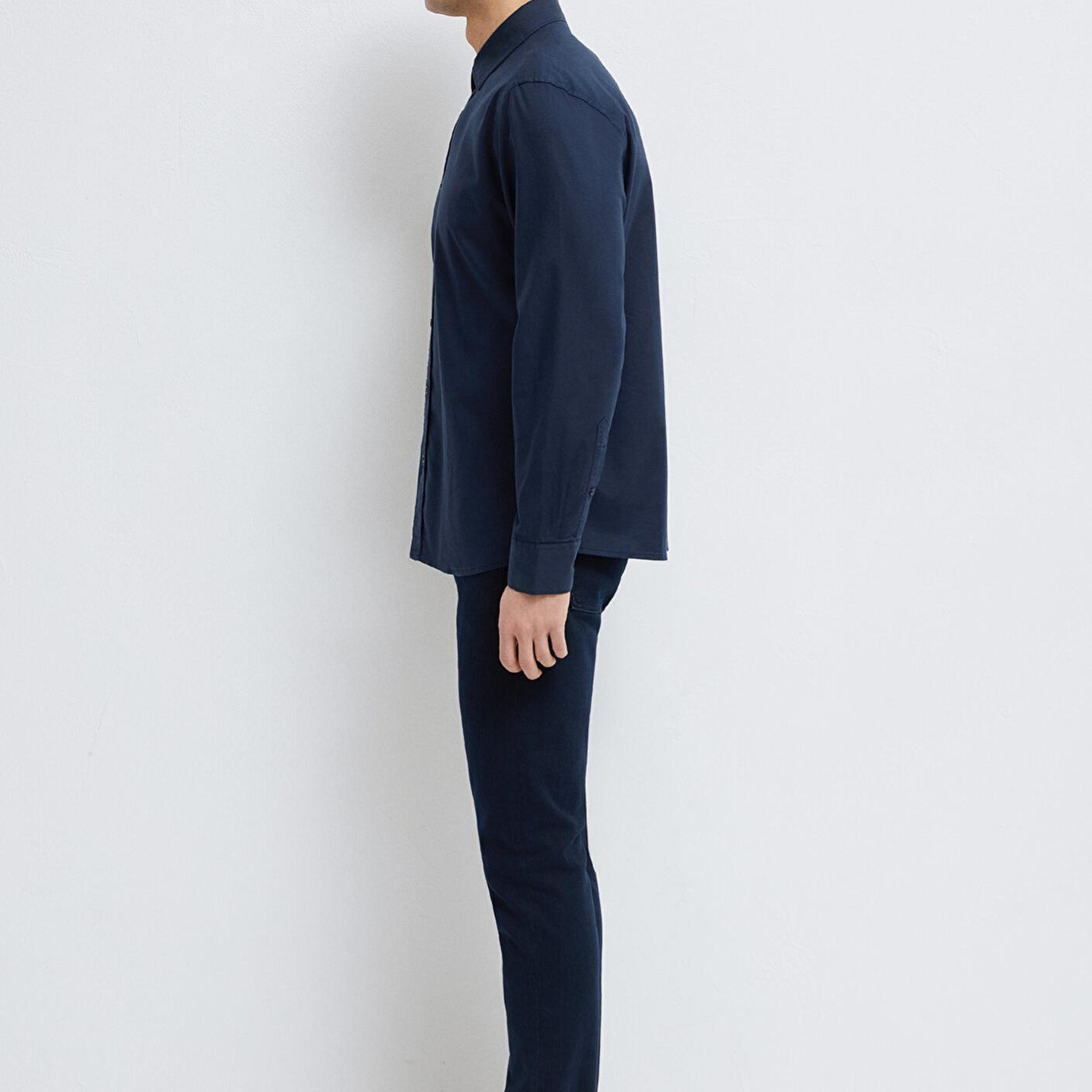 Mavi Lacivert Gömlek Slim Fit / Dar Kesim 0211670-80872