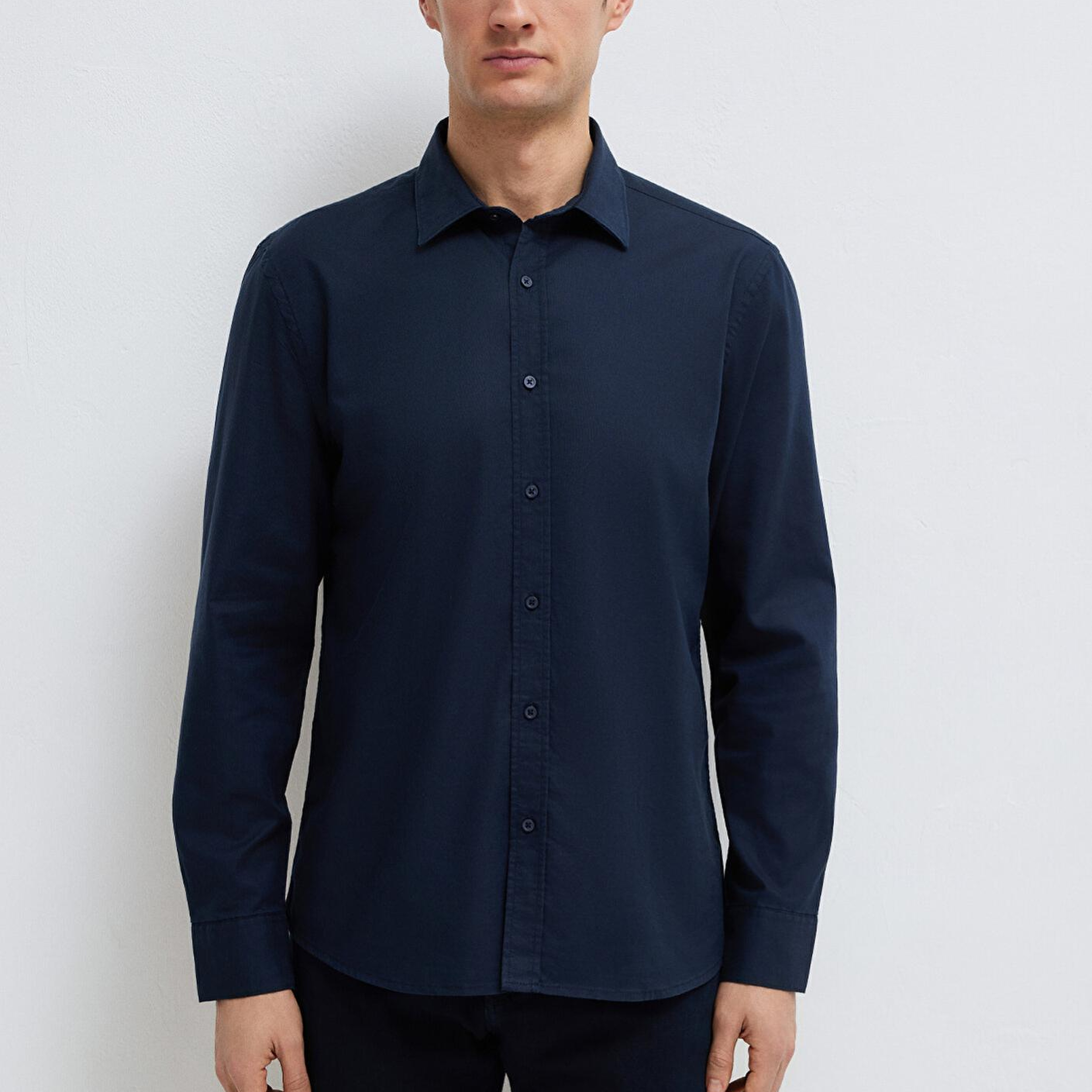 Mavi Lacivert Gömlek Slim Fit / Dar Kesim 0211670-80872