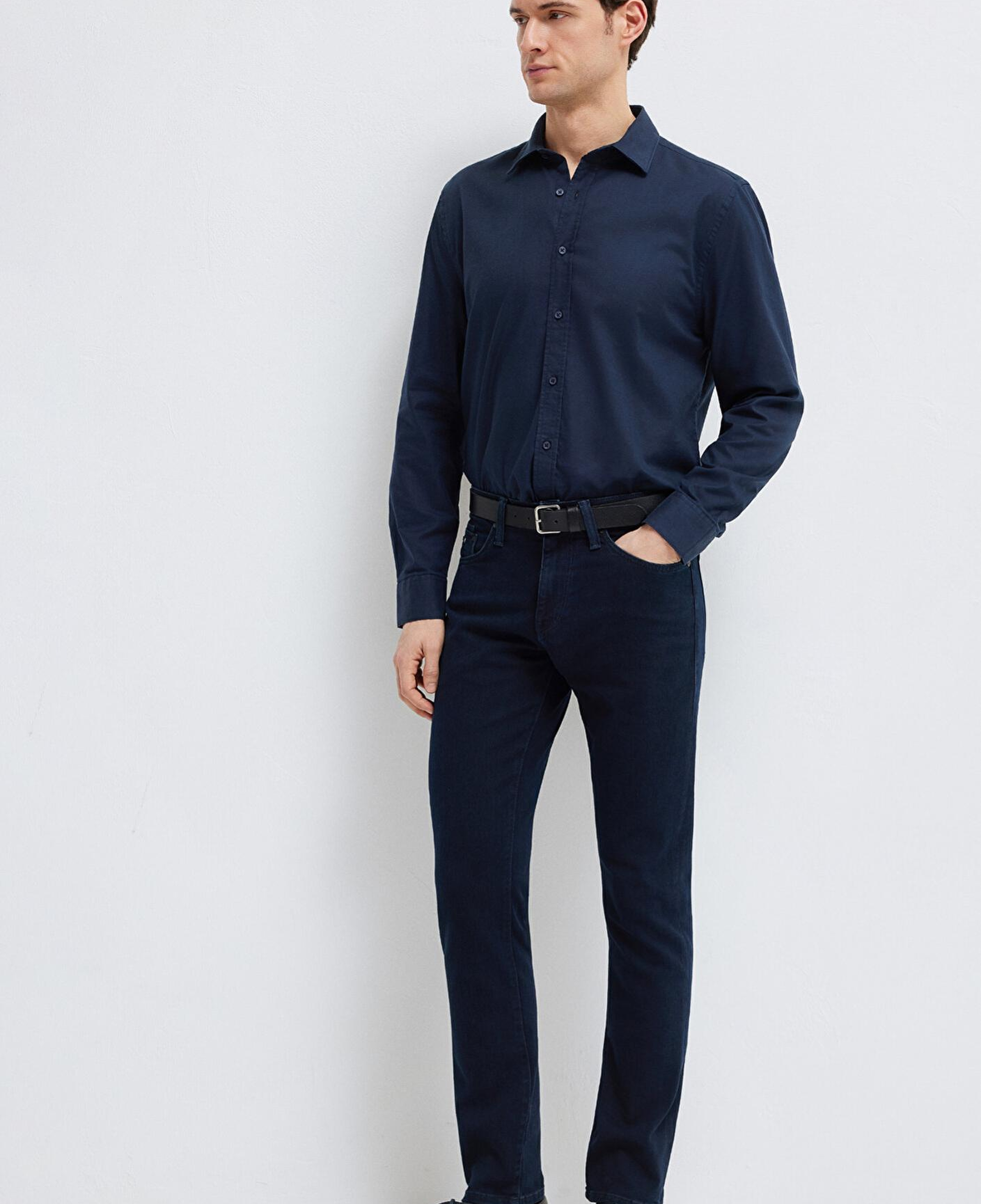 Mavi Lacivert Gömlek Slim Fit / Dar Kesim 0211670-80872