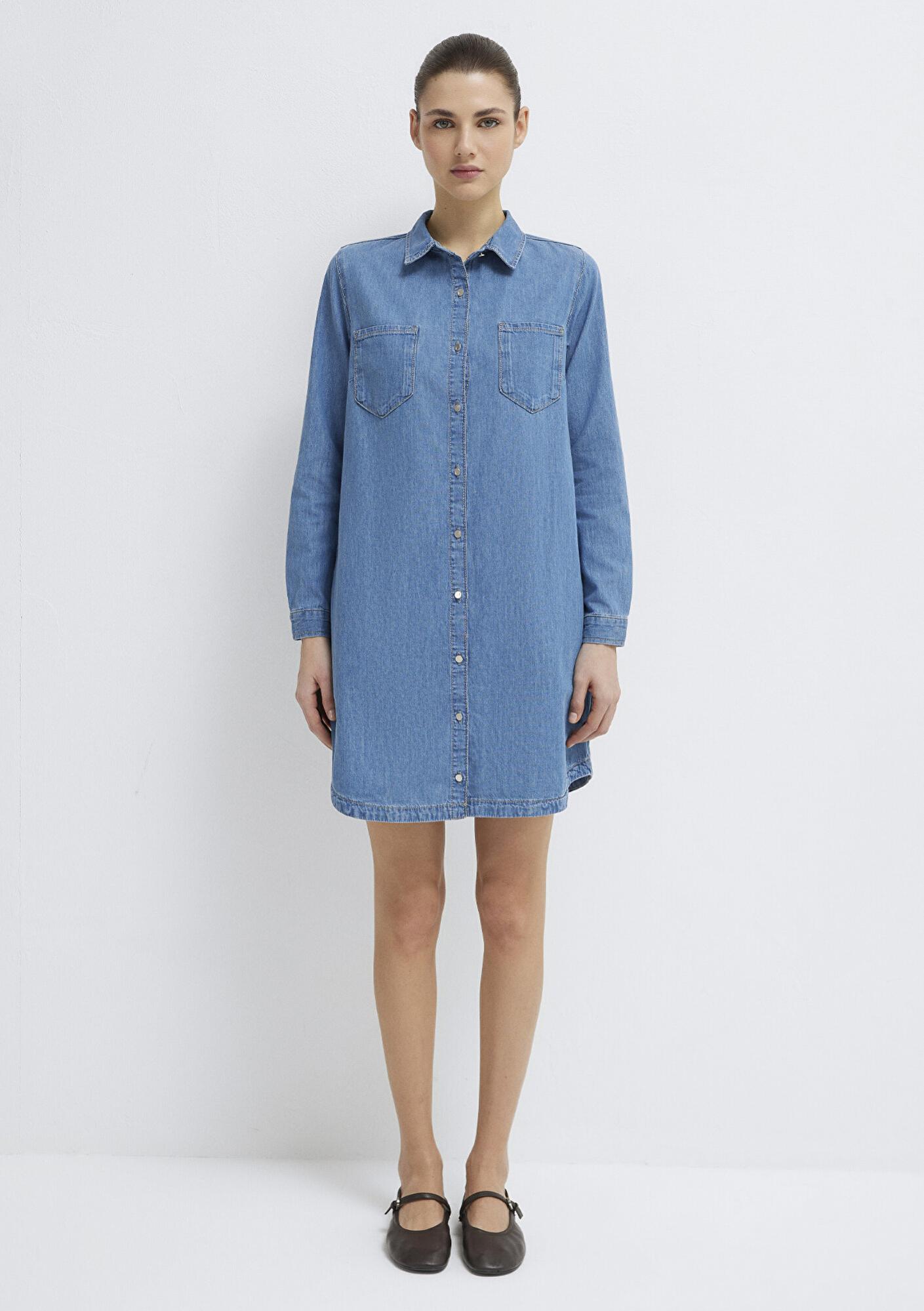 Mavi Liz Mavi Jean Elbise 130656-A1578