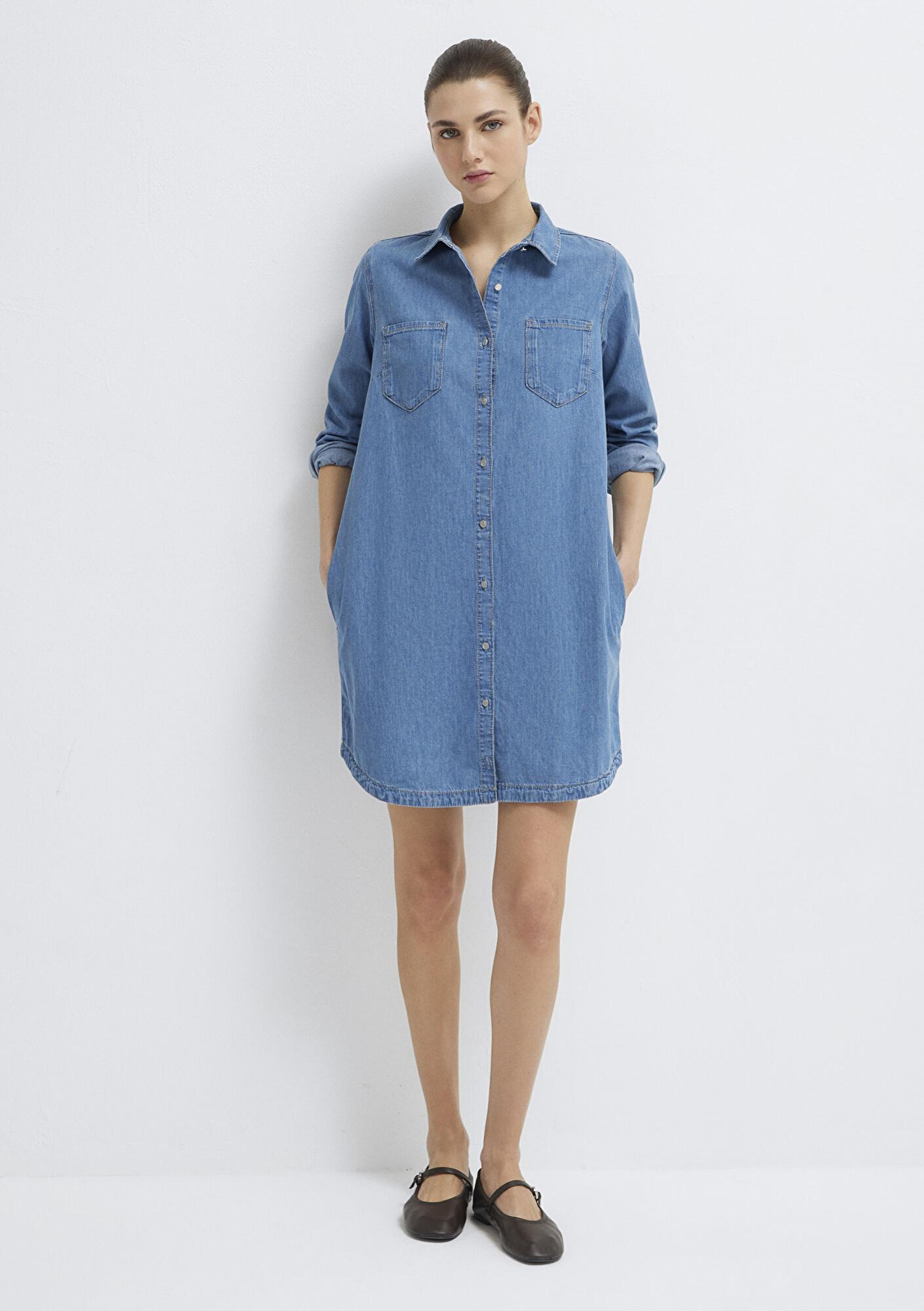 Mavi Liz Mavi Jean Elbise 130656-A1578
