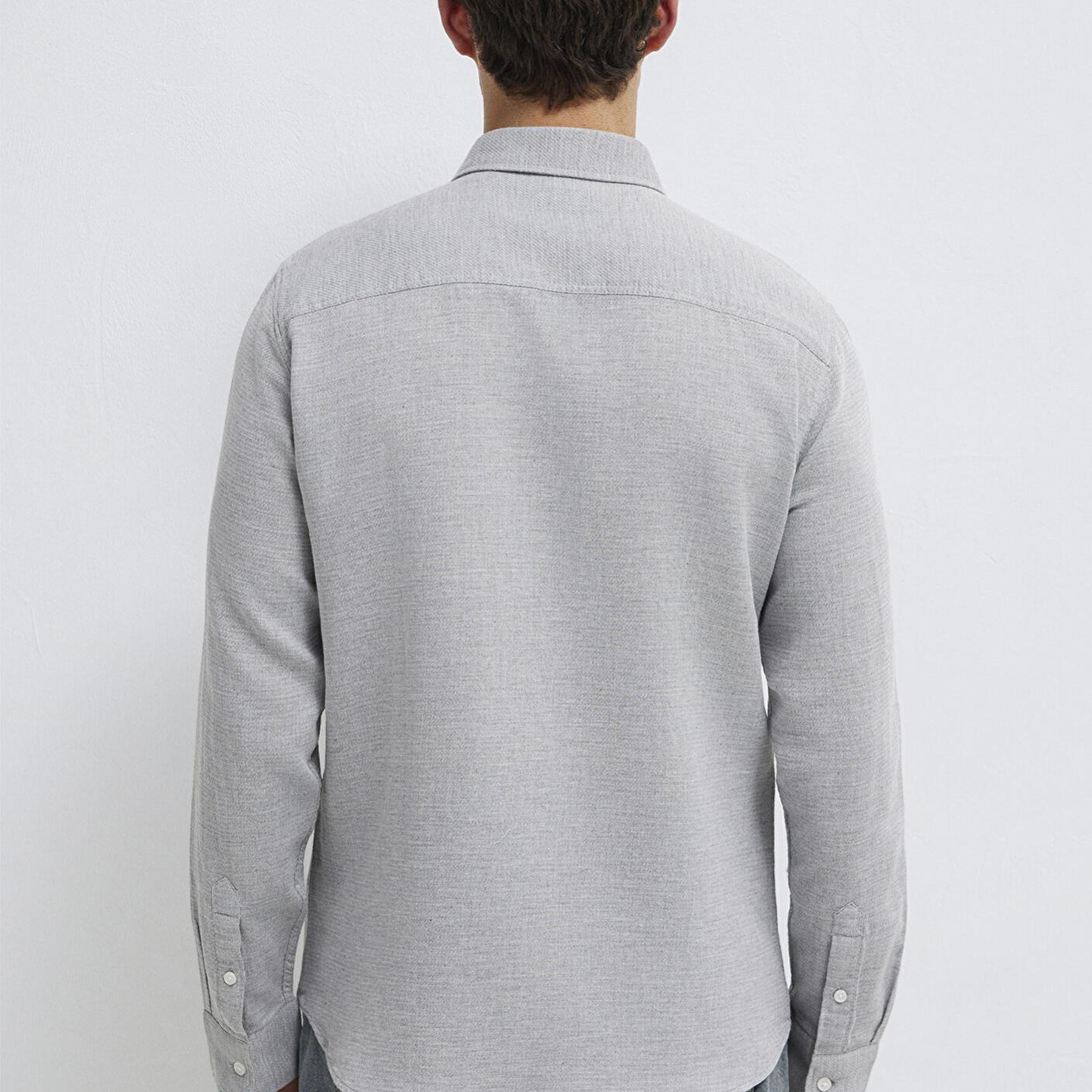 Mavi Gri Gömlek Slim Fit / Dar Kesim 0211913-70074