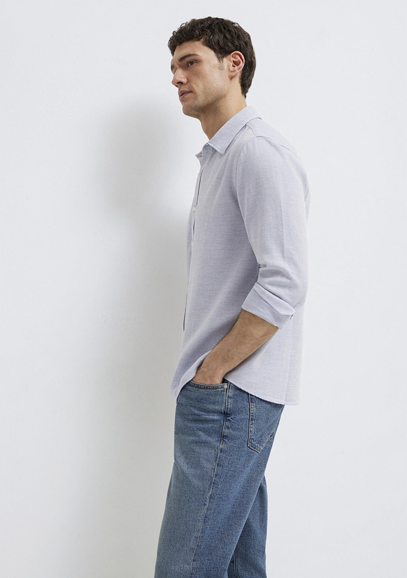 Mavi Mavi Gömlek Slim Fit / Dar Kesim 0211913-70813