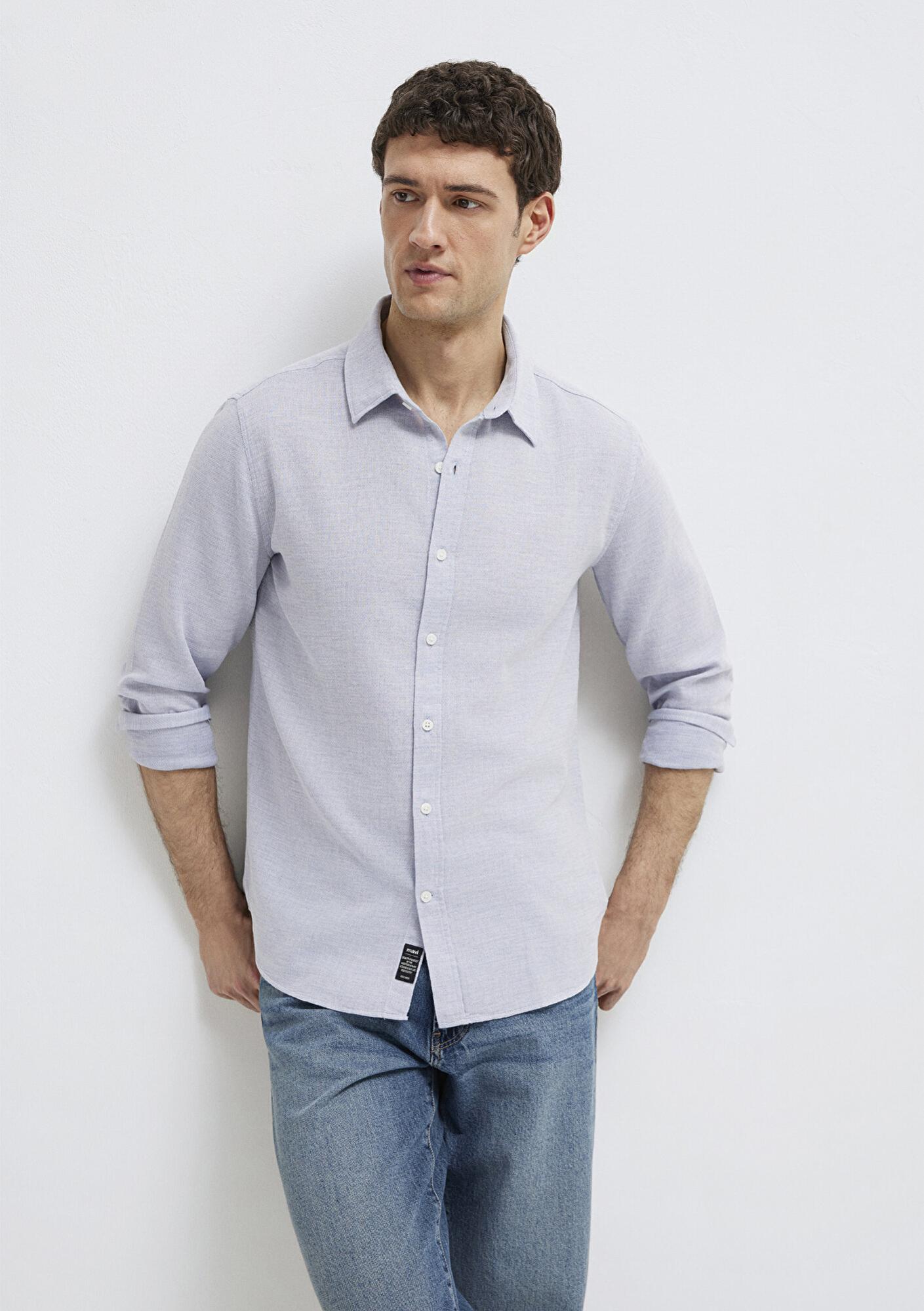 Mavi Mavi Gömlek Slim Fit / Dar Kesim 0211913-70813