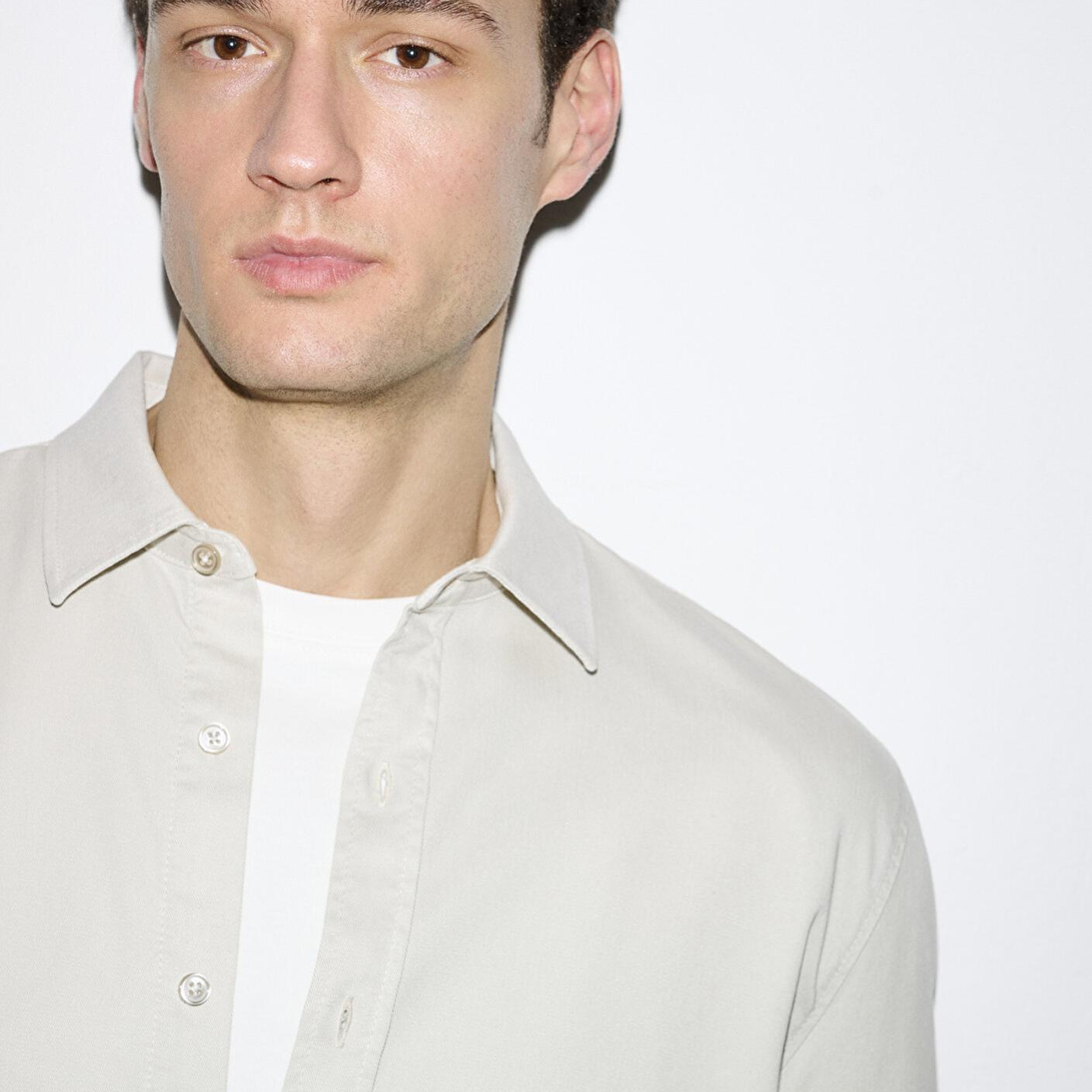 Mavi Bej (TENCEL™) Gömlek Regular Fit / Normal Kesim 0210818-70134