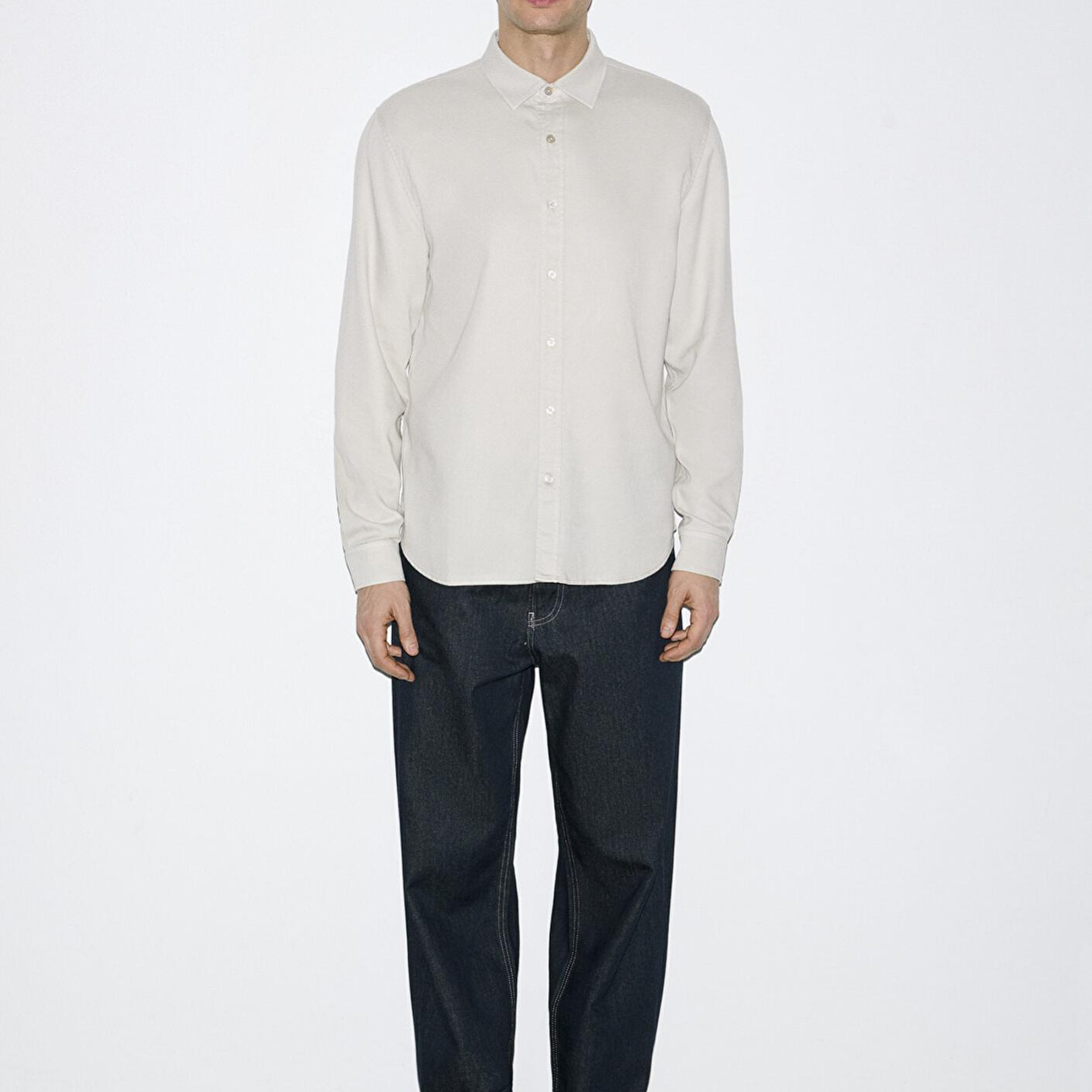 Mavi Bej (TENCEL™) Gömlek Regular Fit / Normal Kesim 0210818-70134