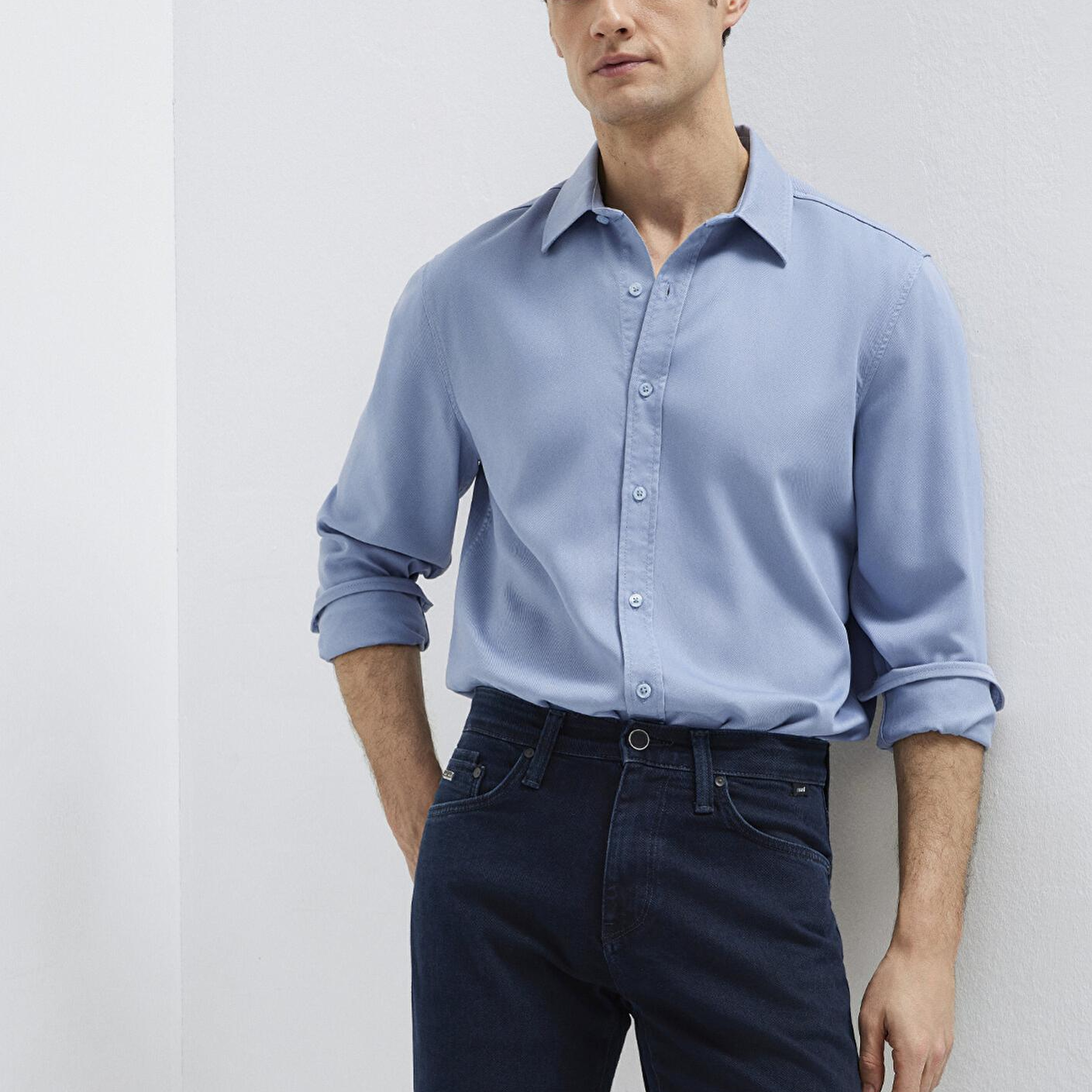 Mavi Mavi (TENCEL™) Liyosel Gömlek Regular Fit / Normal Kesim 0210818-70813