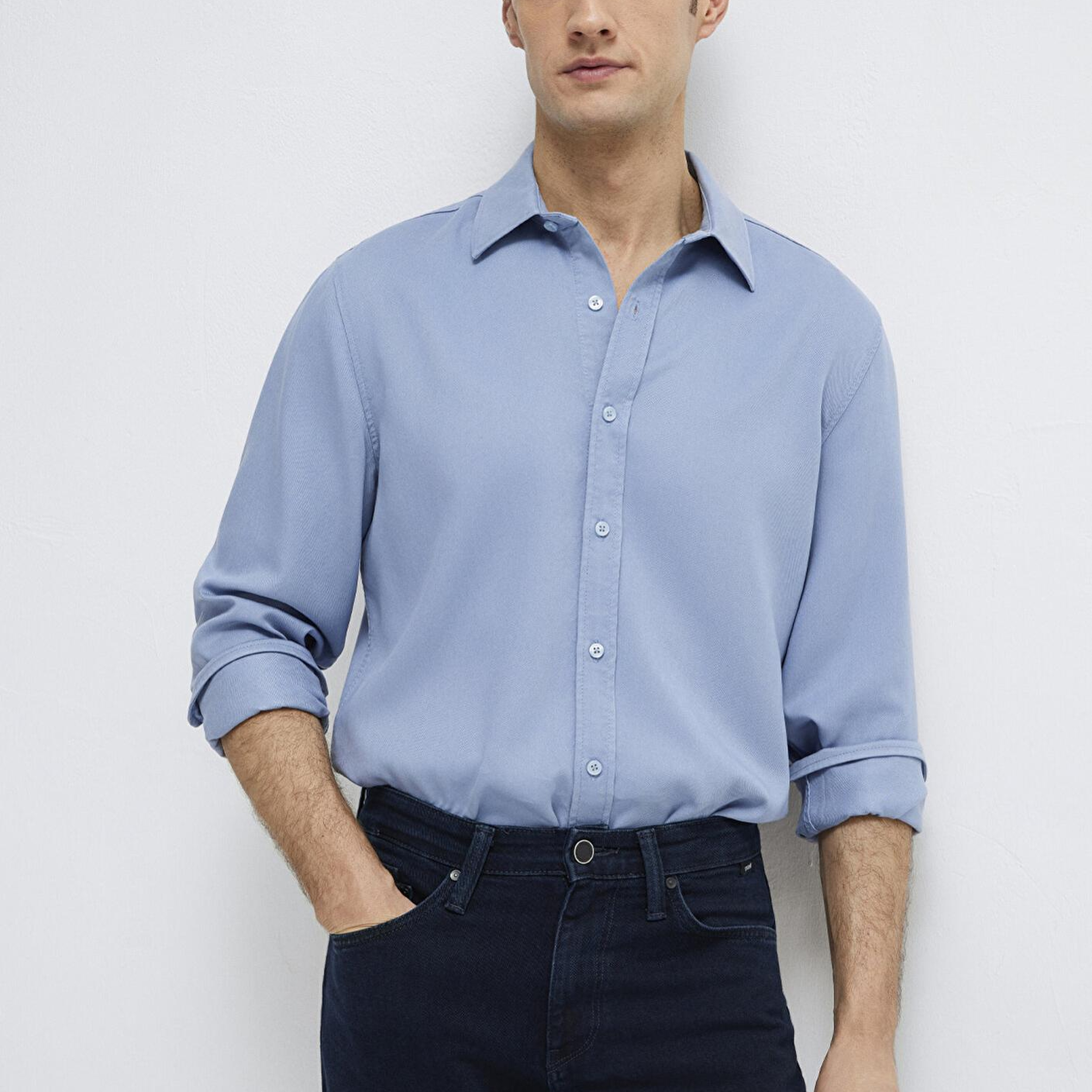 Mavi Mavi (TENCEL™) Liyosel Gömlek Regular Fit / Normal Kesim 0210818-70813