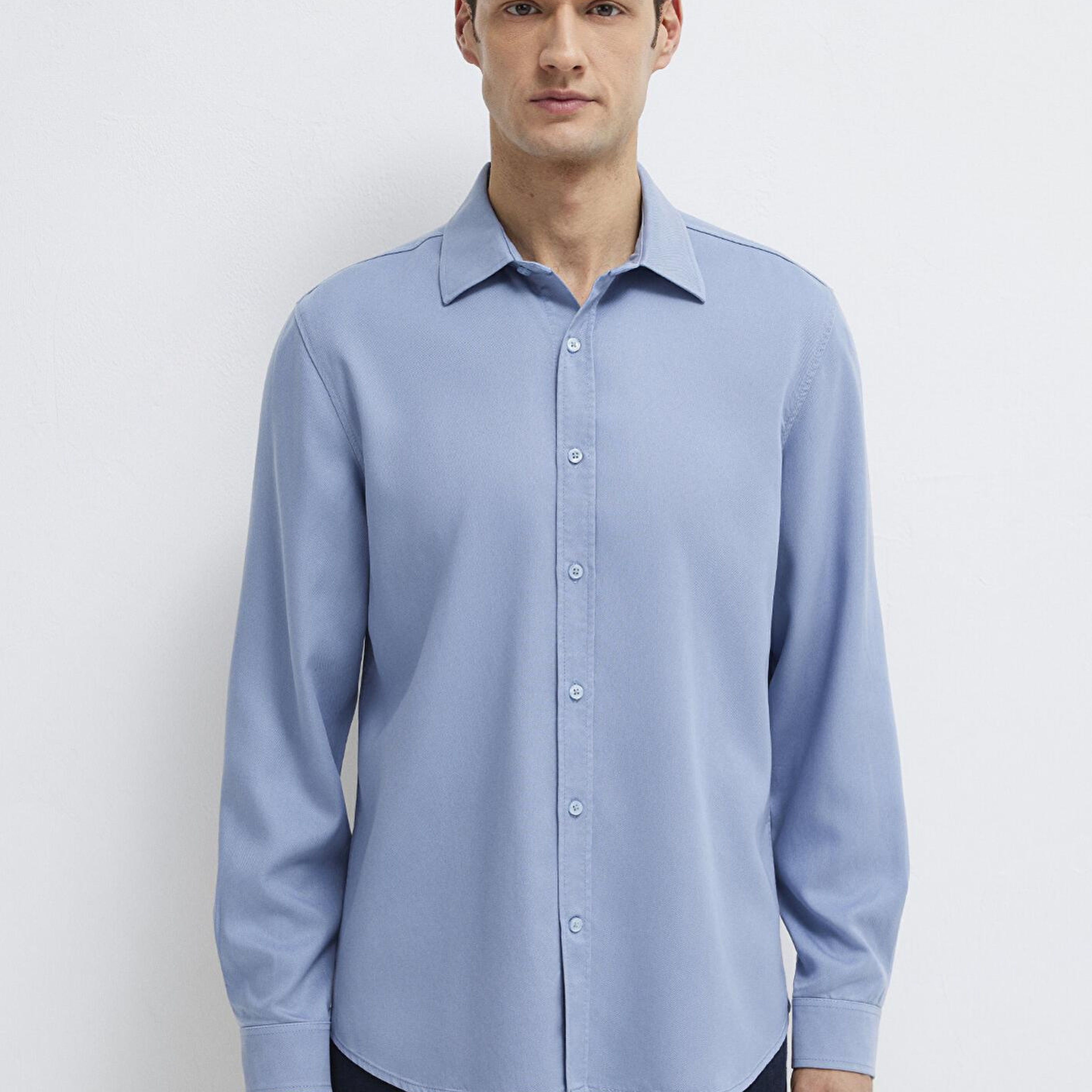 Mavi Mavi (TENCEL™) Liyosel Gömlek Regular Fit / Normal Kesim 0210818-70813