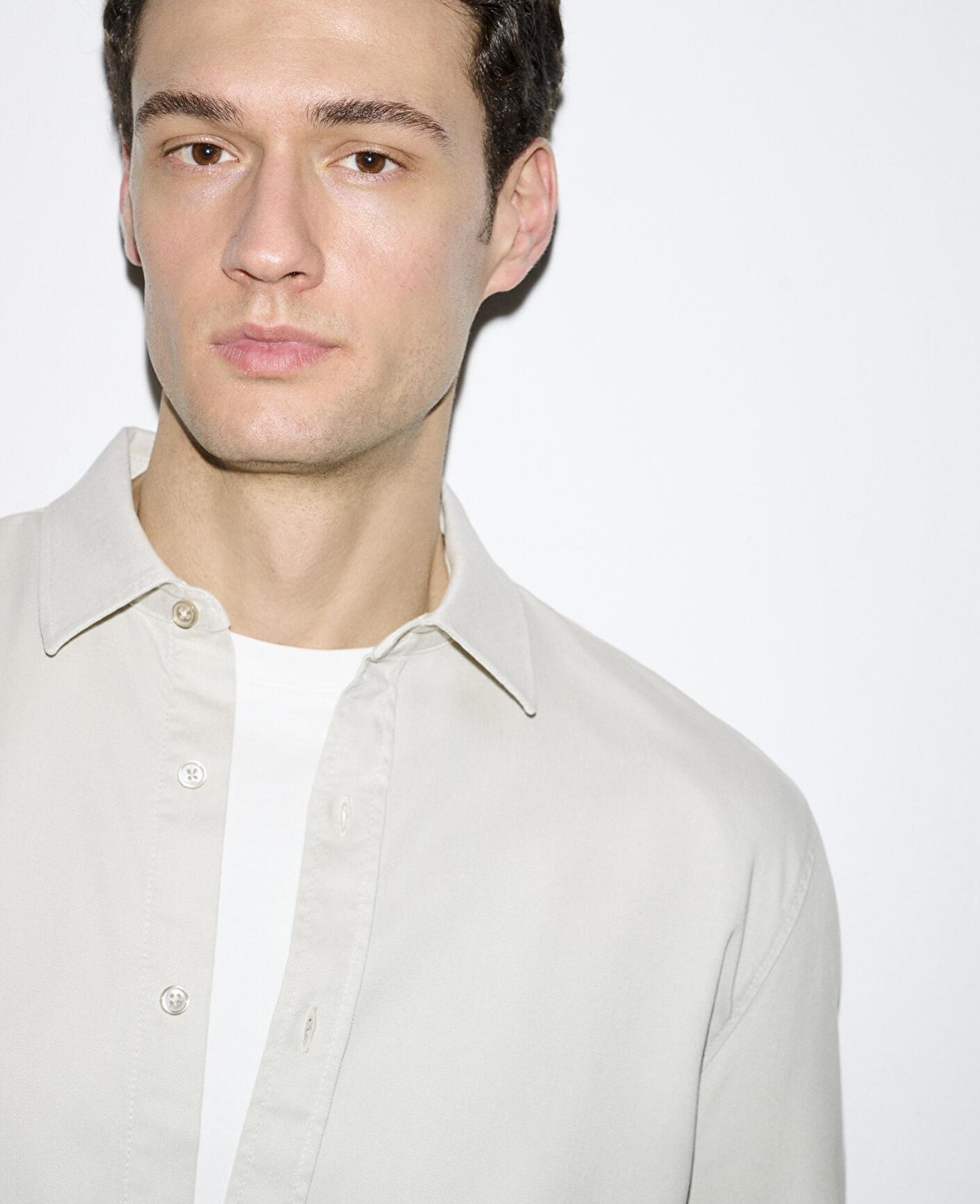 Mavi Bej (TENCEL™) Gömlek Regular Fit / Normal Kesim 0210818-70134