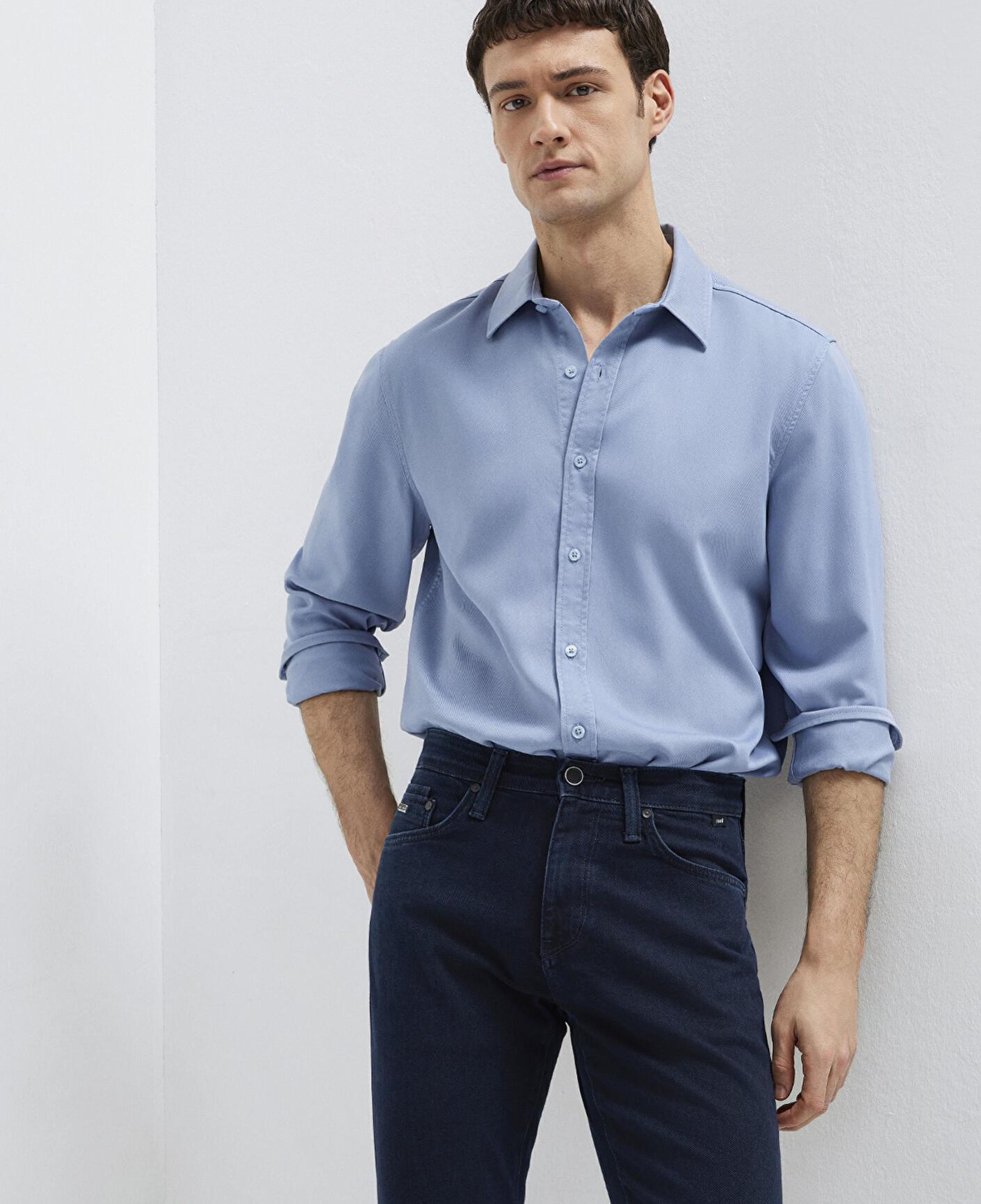 Mavi Mavi (TENCEL™) Liyosel Gömlek Regular Fit / Normal Kesim 0210818-70813