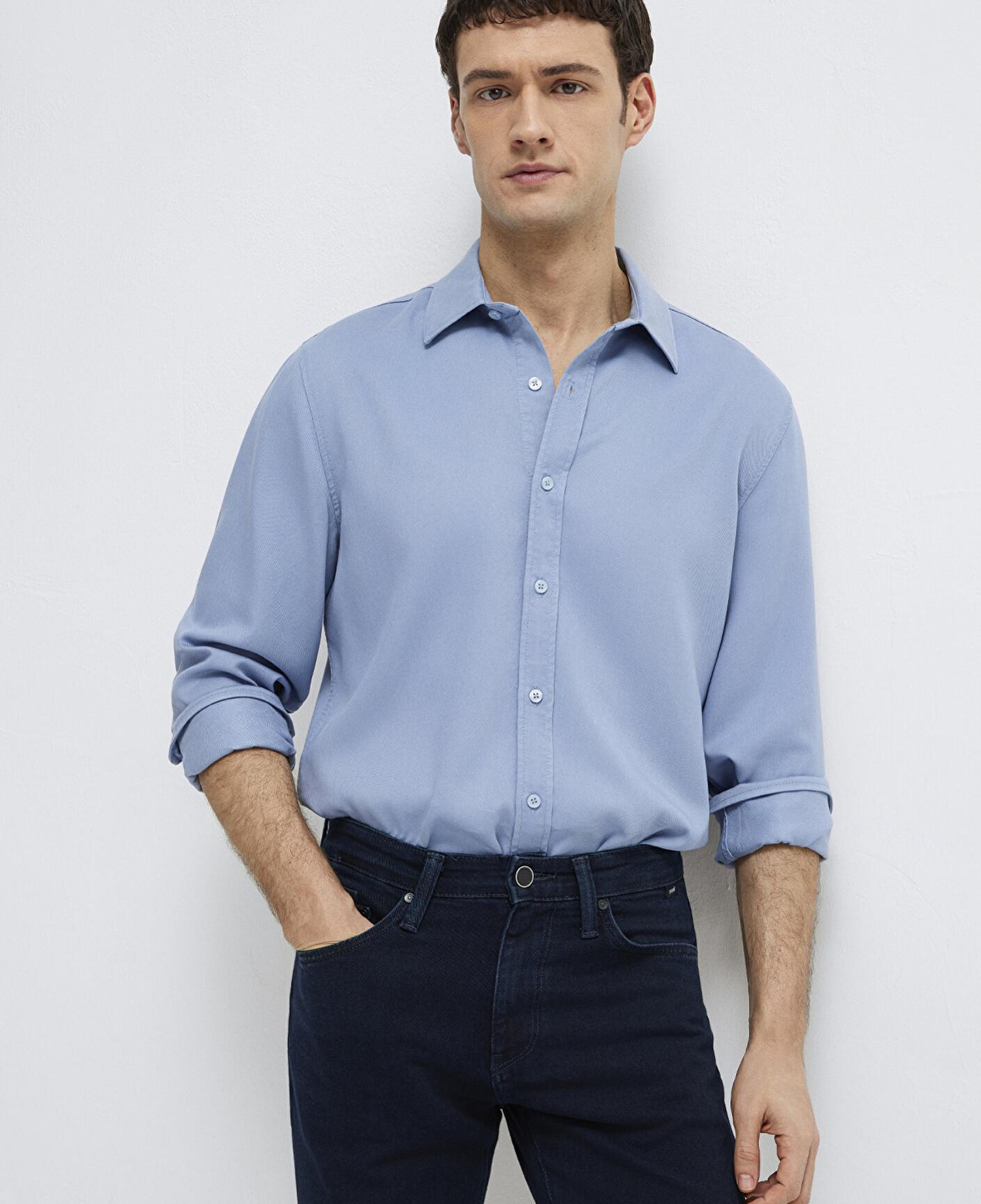 Mavi Mavi (TENCEL™) Liyosel Gömlek Regular Fit / Normal Kesim 0210818-70813