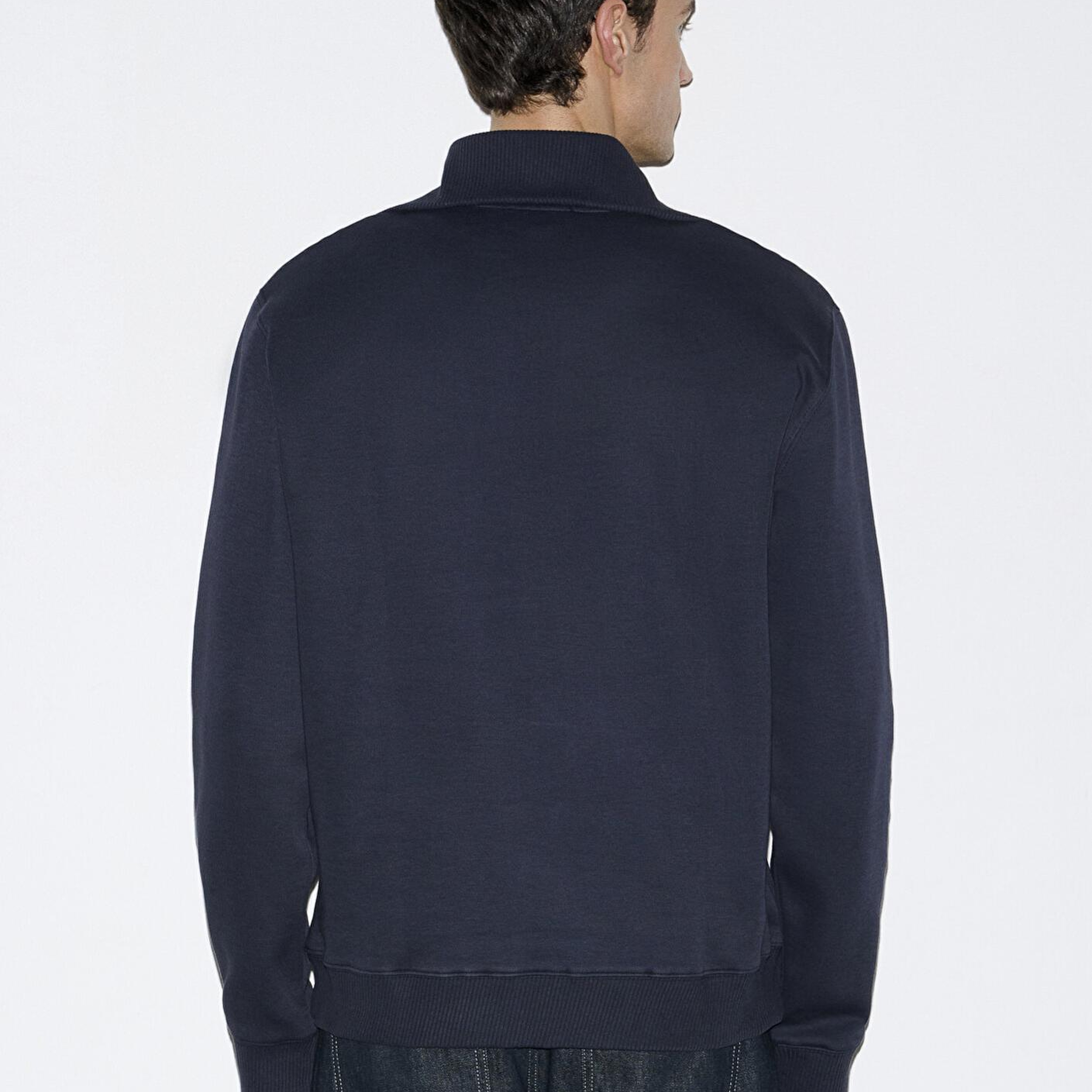 Mavi Yarı Fermuarlı Lacivert Sweatshirt 0S10539-83699