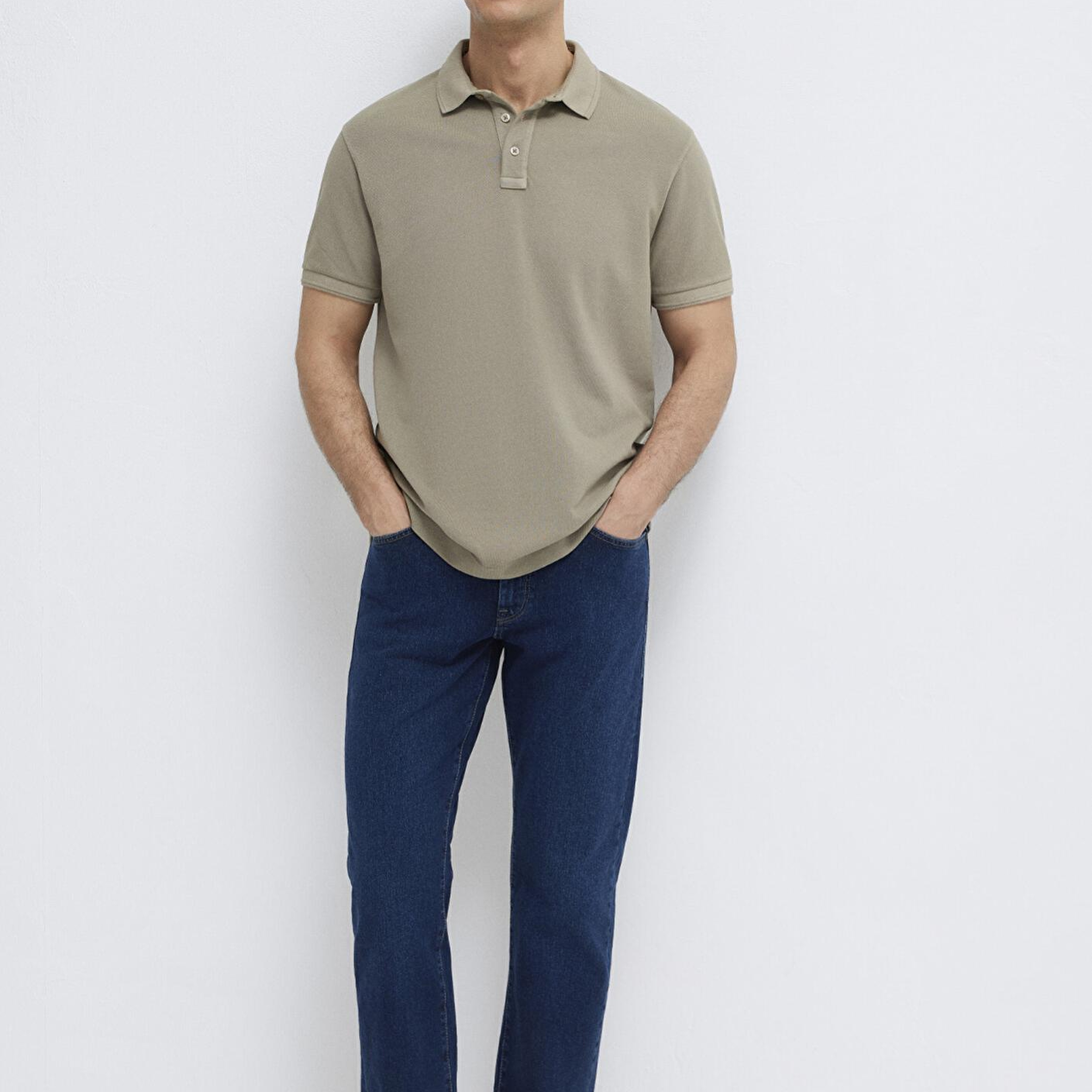 Mavi Haki Polo Tişört Regular Fit / Normal Kesim 0613151-70360