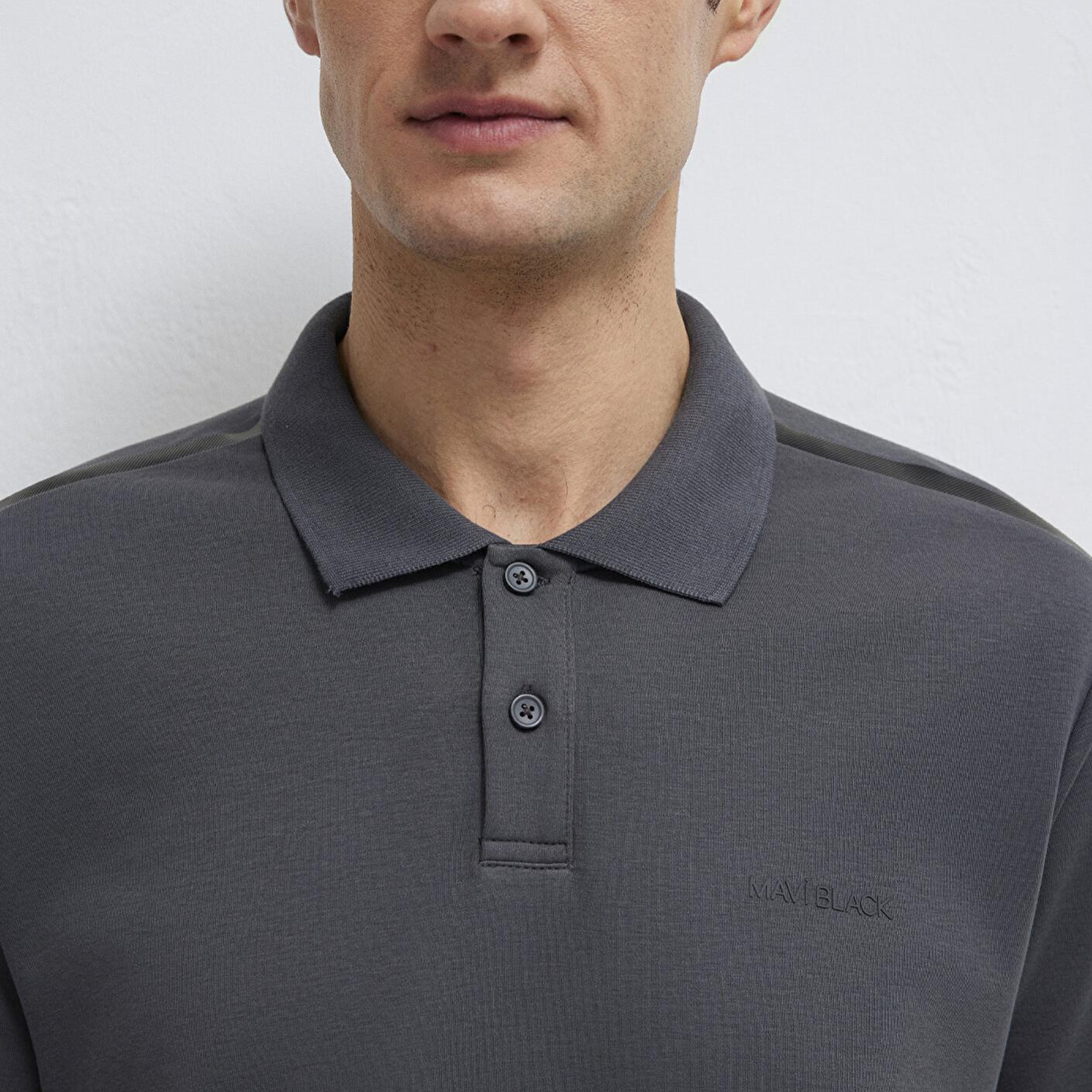 Mavi Mavi Black Antrasit Polo Tişört Regular Fit / Normal Kesim 0613136-89100