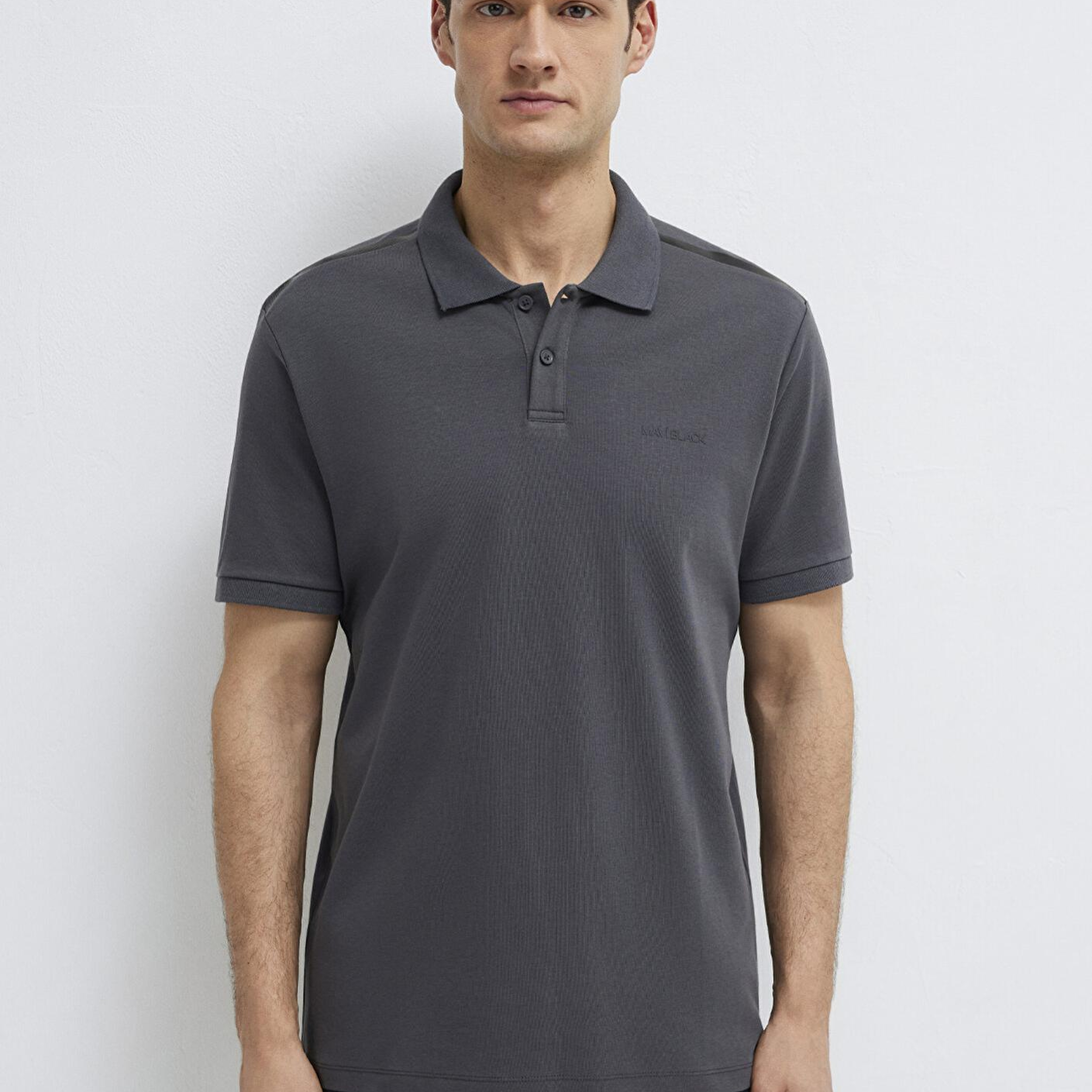 Mavi Mavi Black Antrasit Polo Tişört Regular Fit / Normal Kesim 0613136-89100