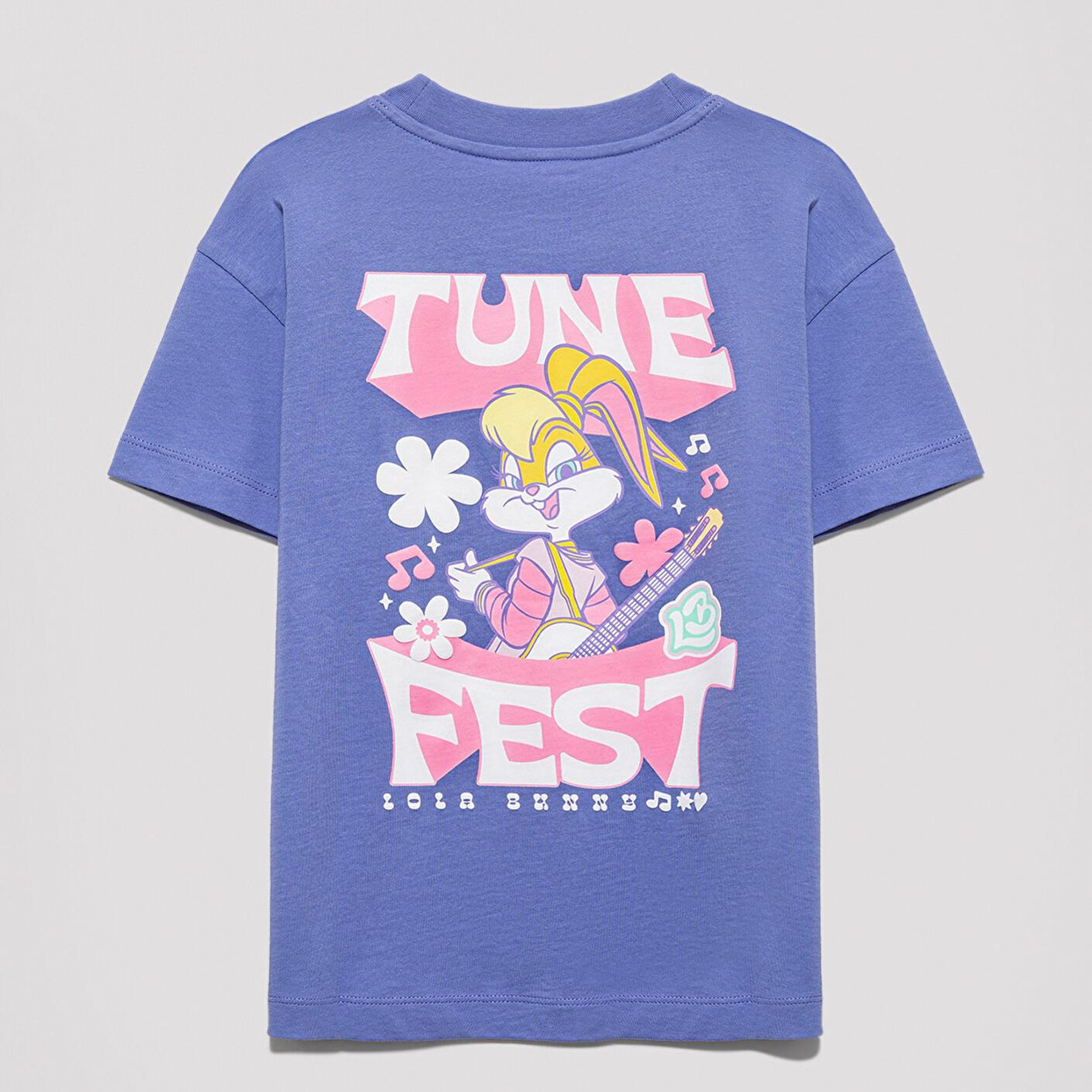 Mavi Lola Bunny Baskılı Mor Tişört Loose Fit / Bol Rahat Kesim 7610416-70662