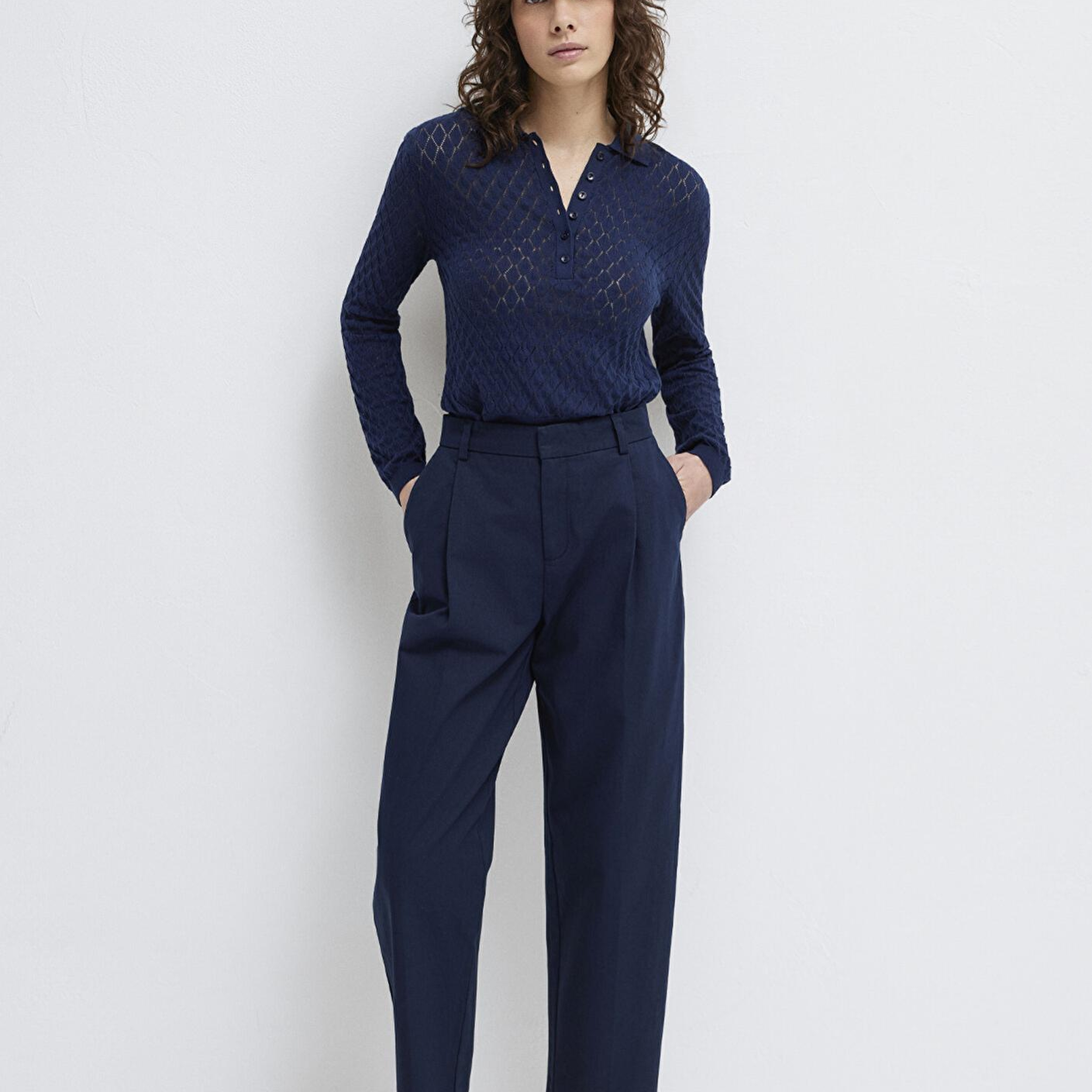 Mavi Lacivert Triko Polo 1710849-70492