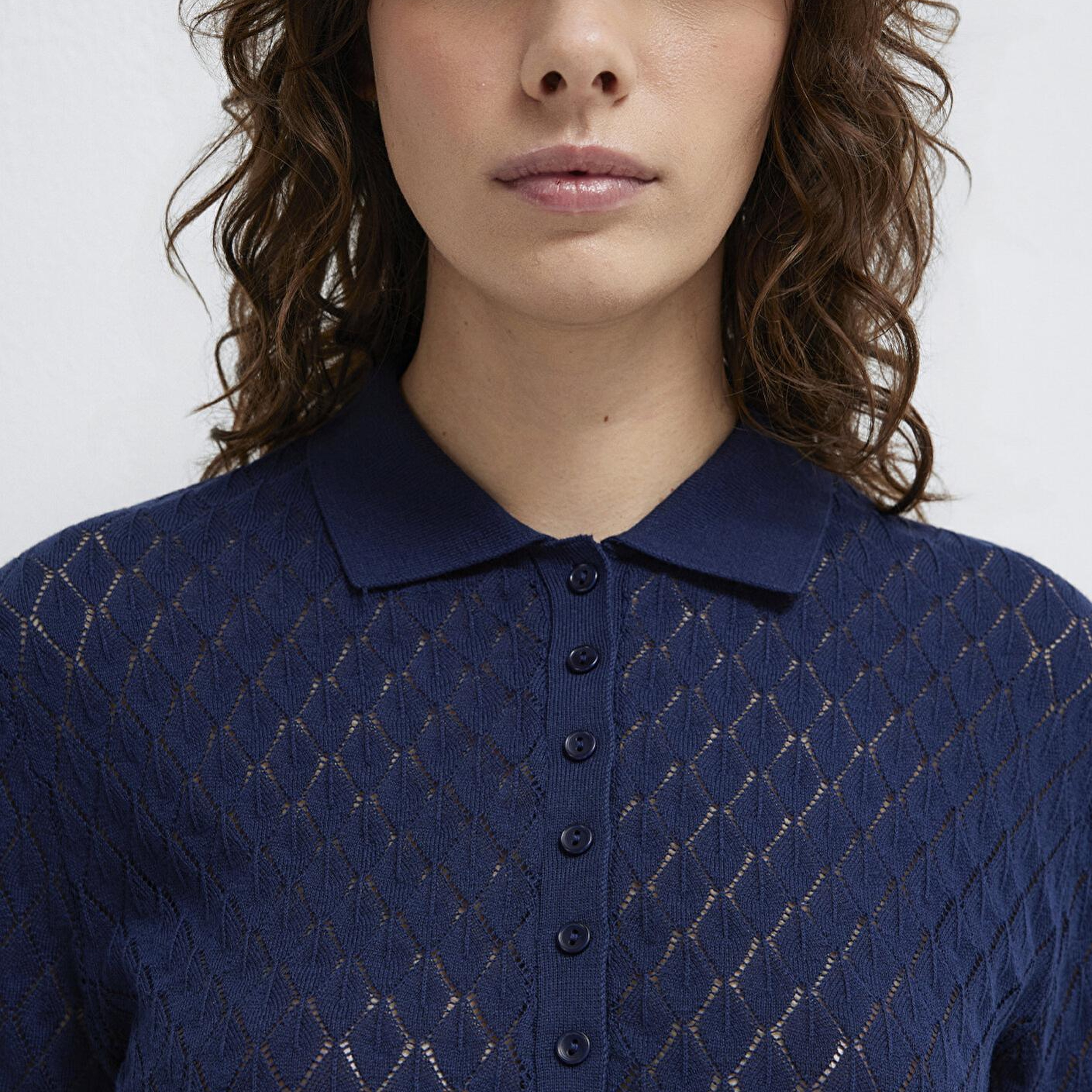 Mavi Lacivert Triko Polo 1710849-70492