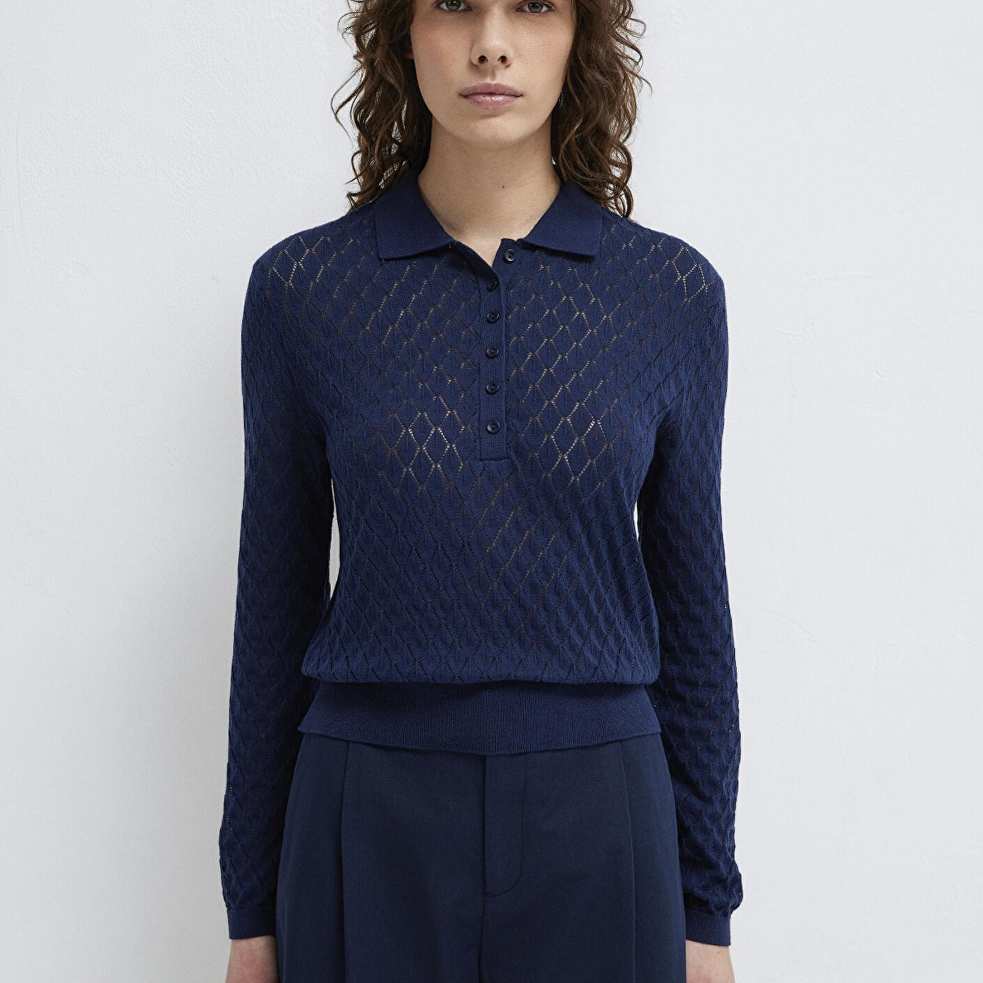 Mavi Lacivert Triko Polo 1710849-70492