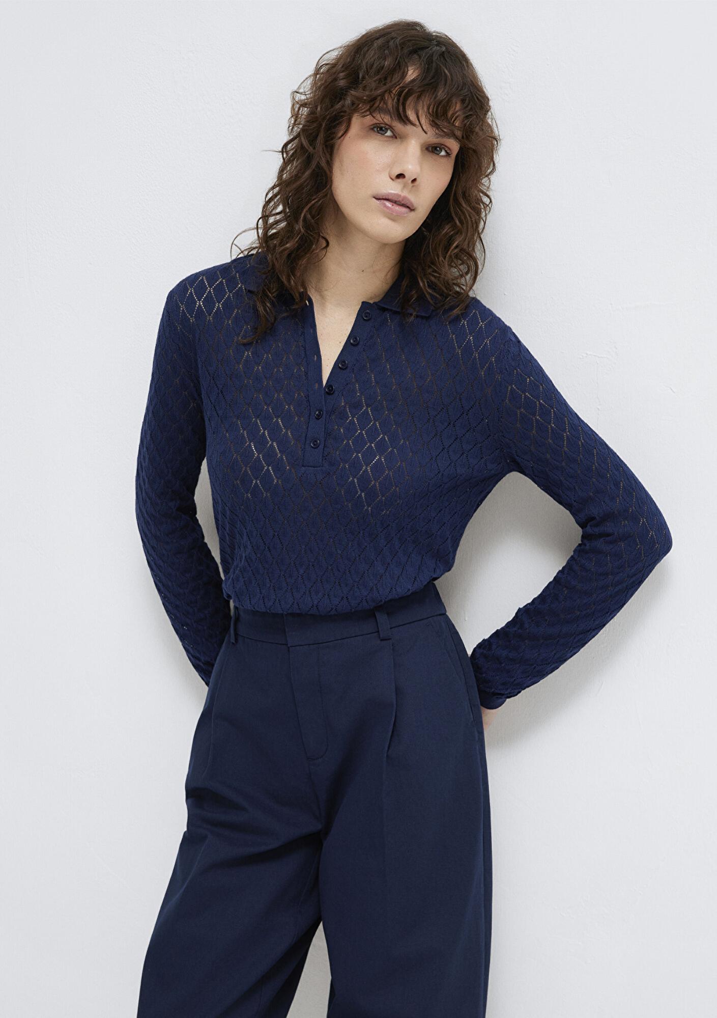 Mavi Lacivert Triko Polo 1710849-70492