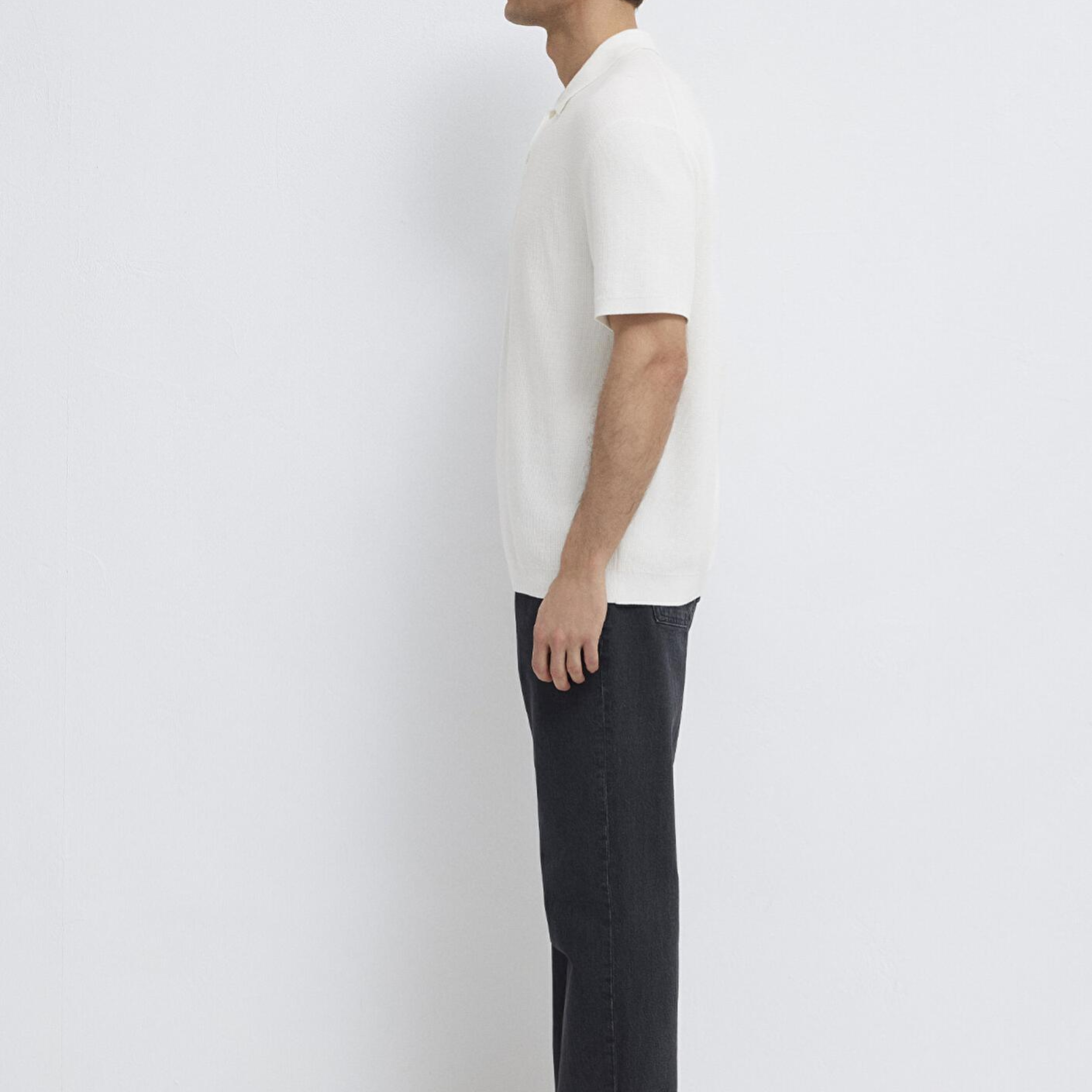 Mavi Ekru Triko Polo 0710397-70057