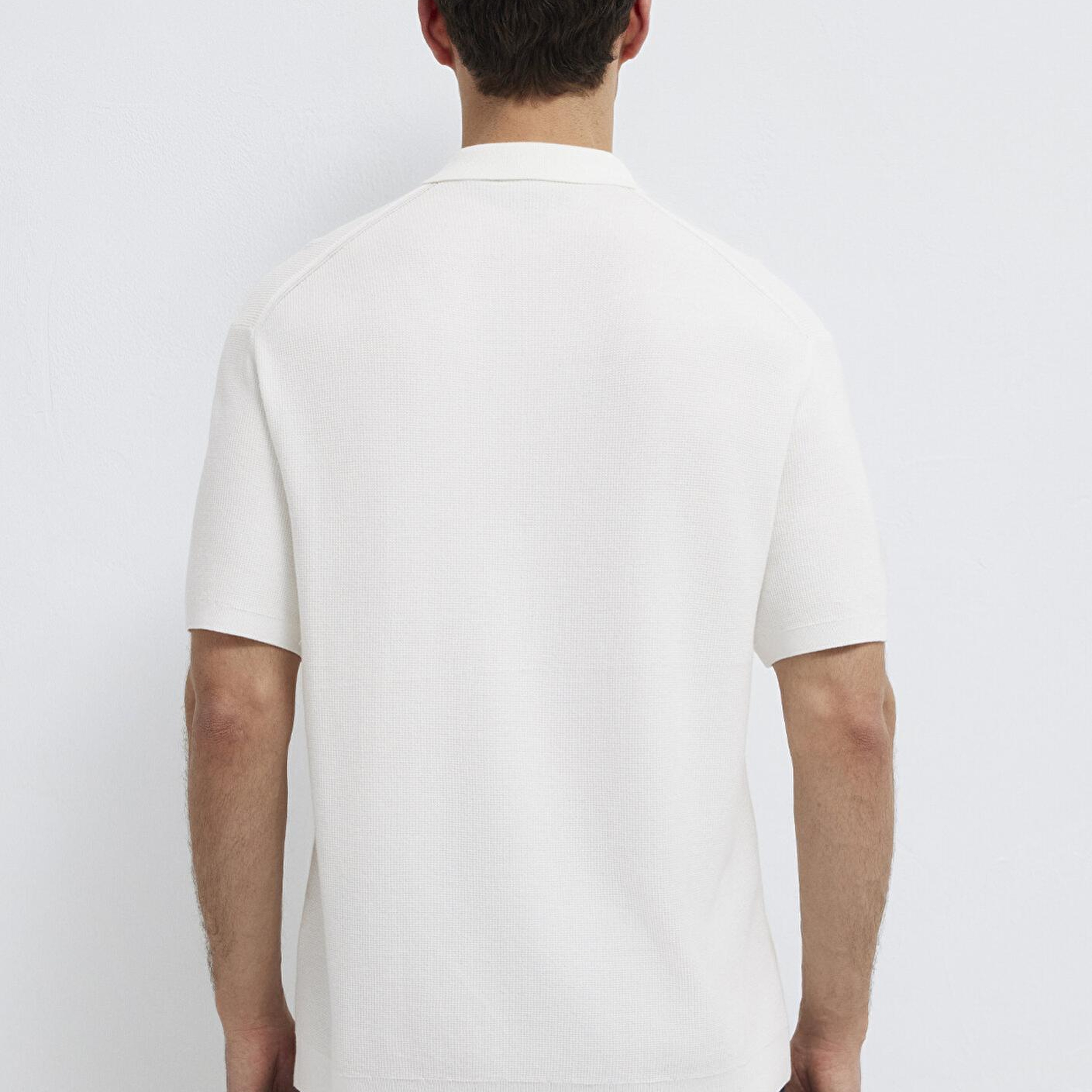 Mavi Ekru Triko Polo 0710397-70057