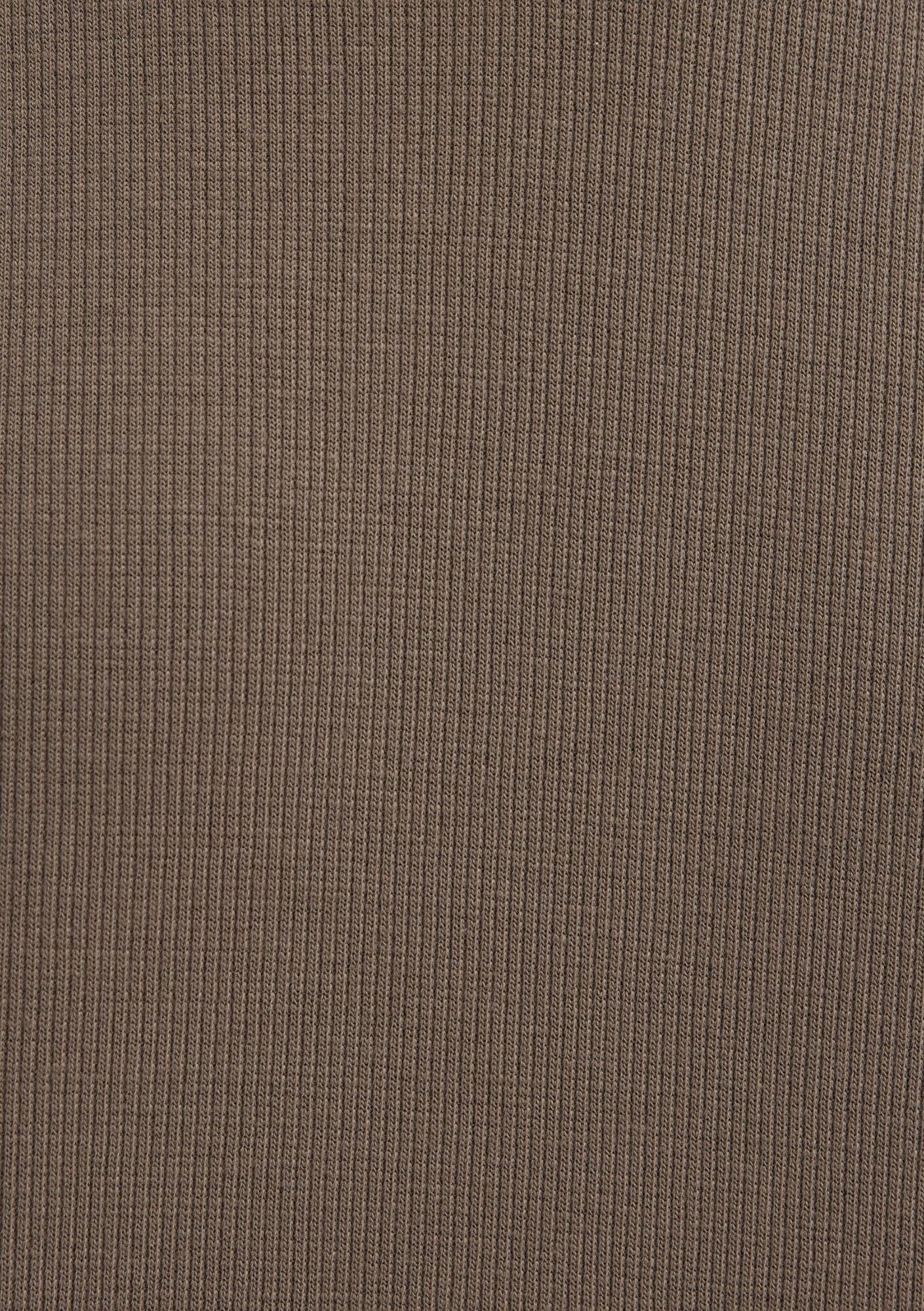 Mavi Kahverengi Polo Tişört Loose Fit / Bol Rahat Kesim 0613126-83866