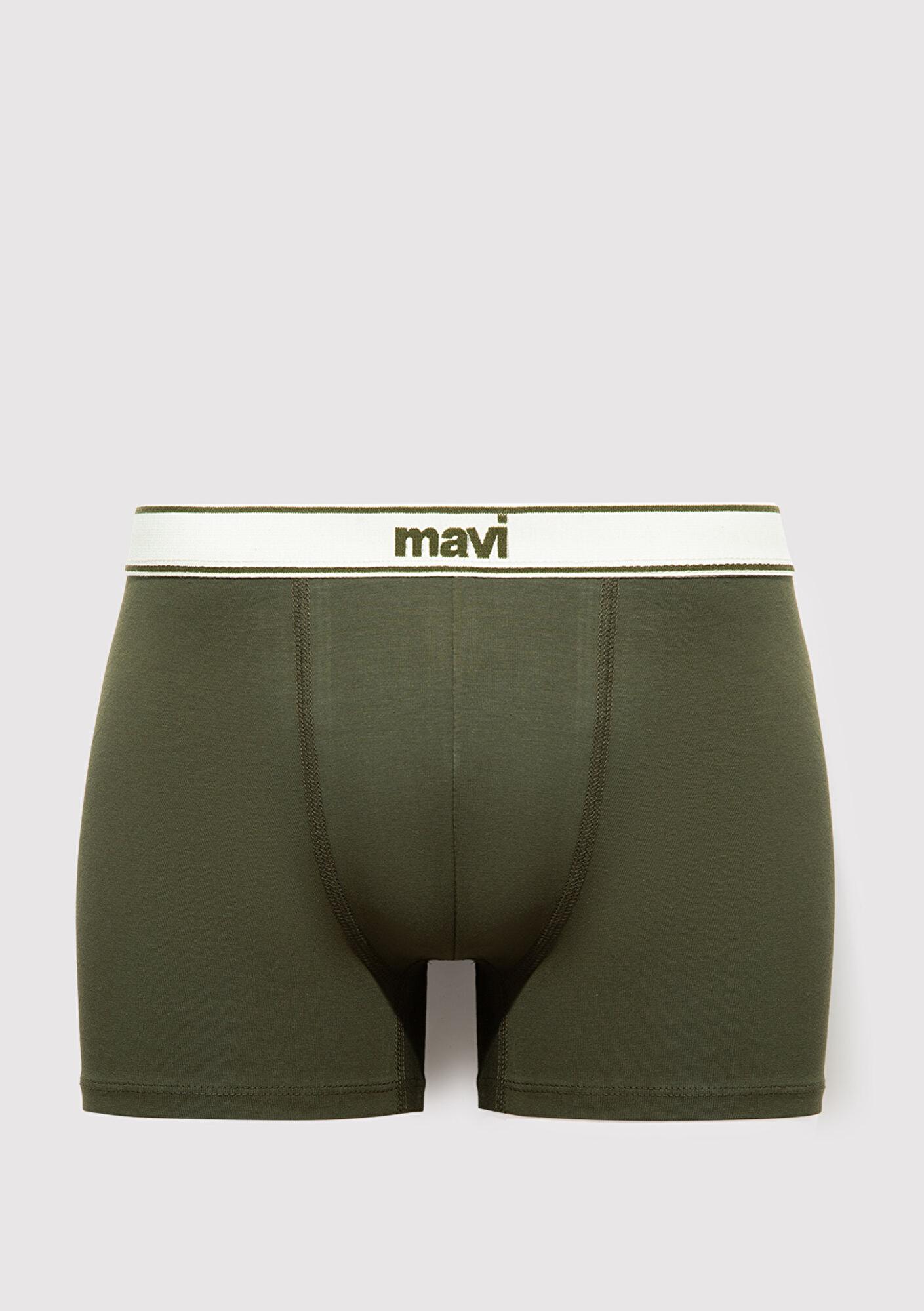 Mavi 3lü Yeşil Basic Boxer 0912223-85543