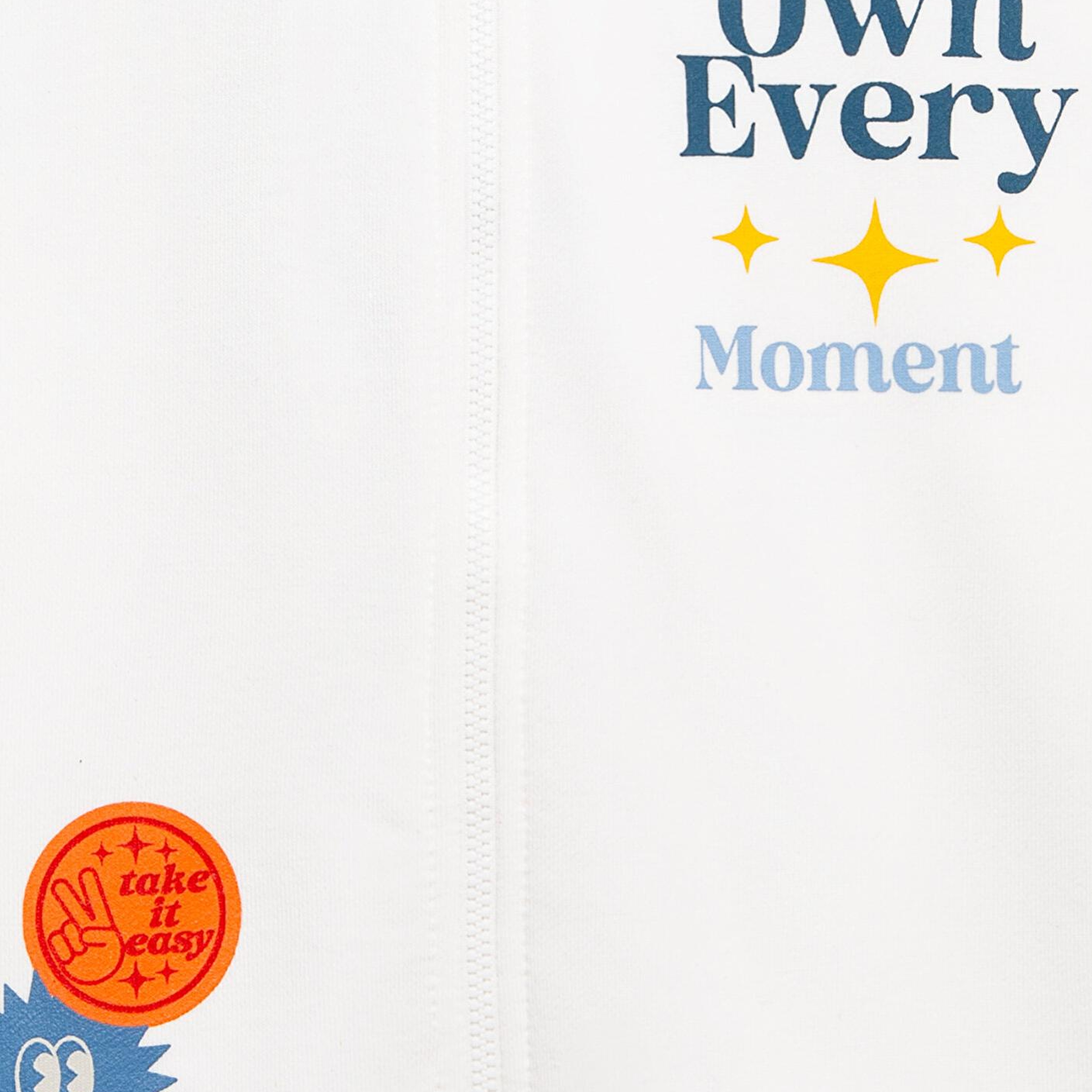 Mavi Baskılı Kapüşonlu Ekru Sweatshirt 6S10165-70057