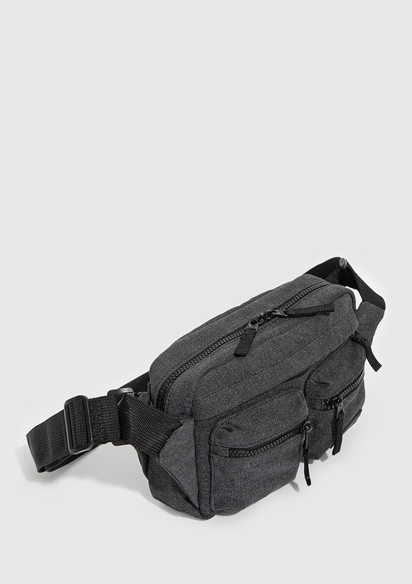 Mavi Gri Bel Çantası 0912162-900