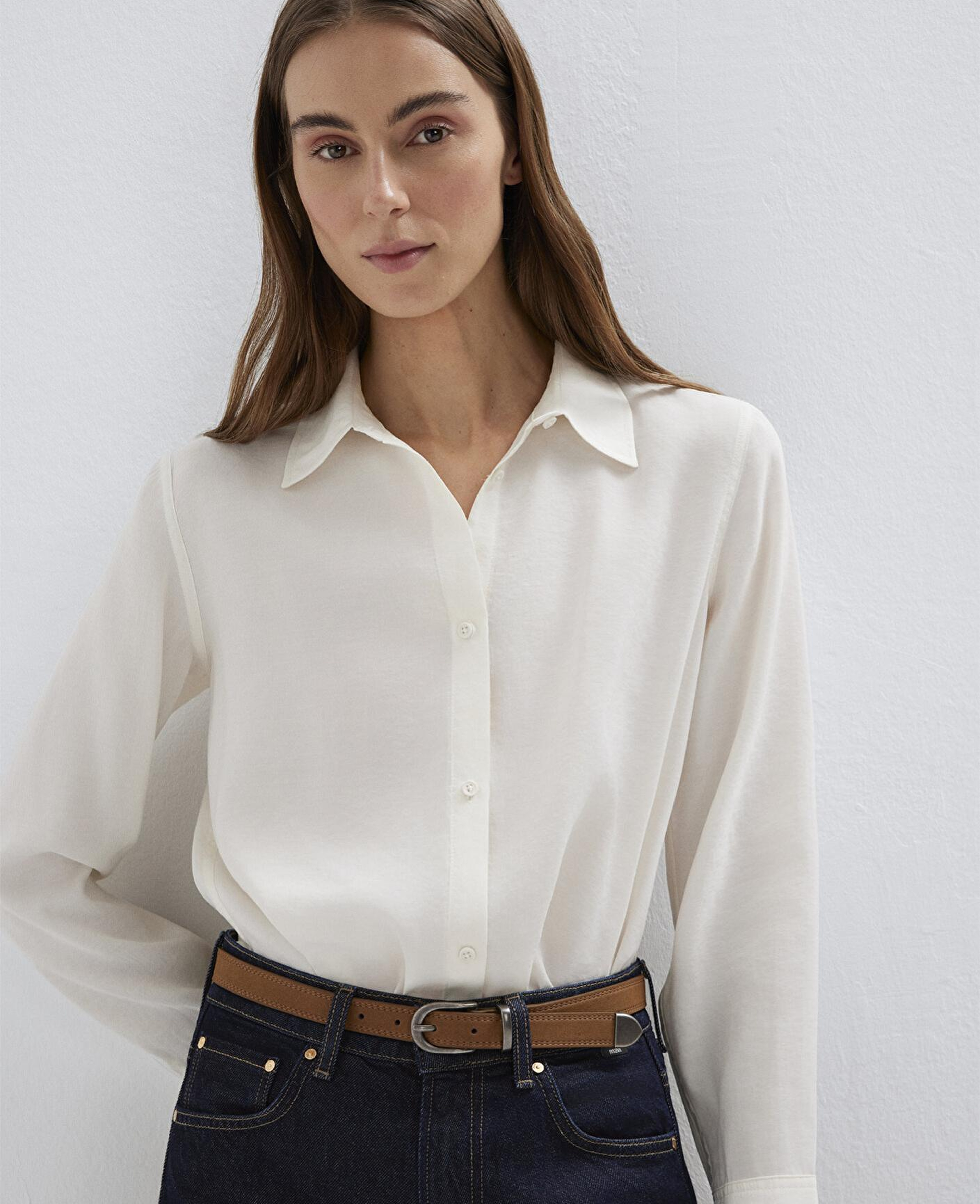 Mavi Kahverengi Suni Deri Kemer 1913838-70218