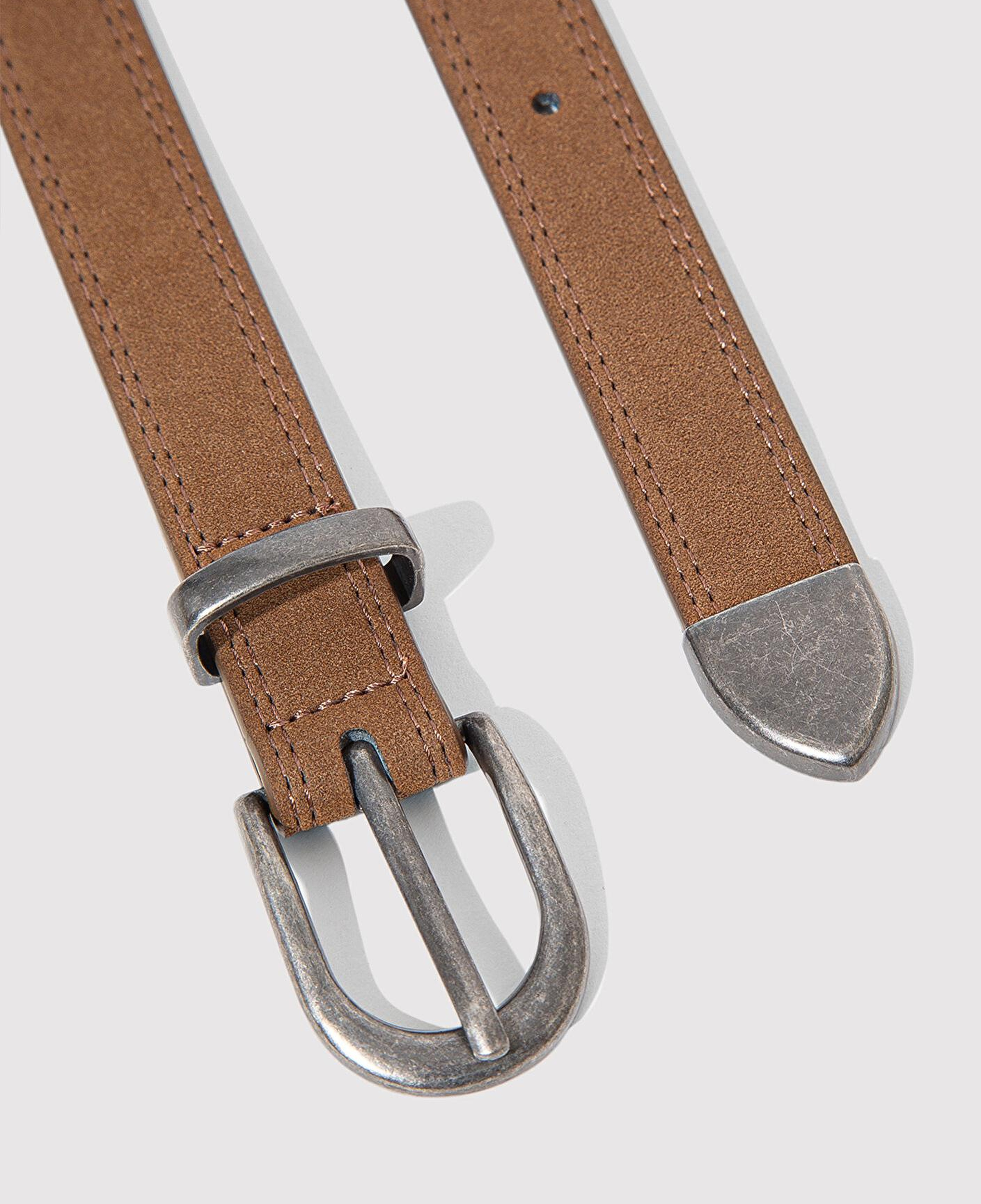 Mavi Kahverengi Suni Deri Kemer 1913838-70218