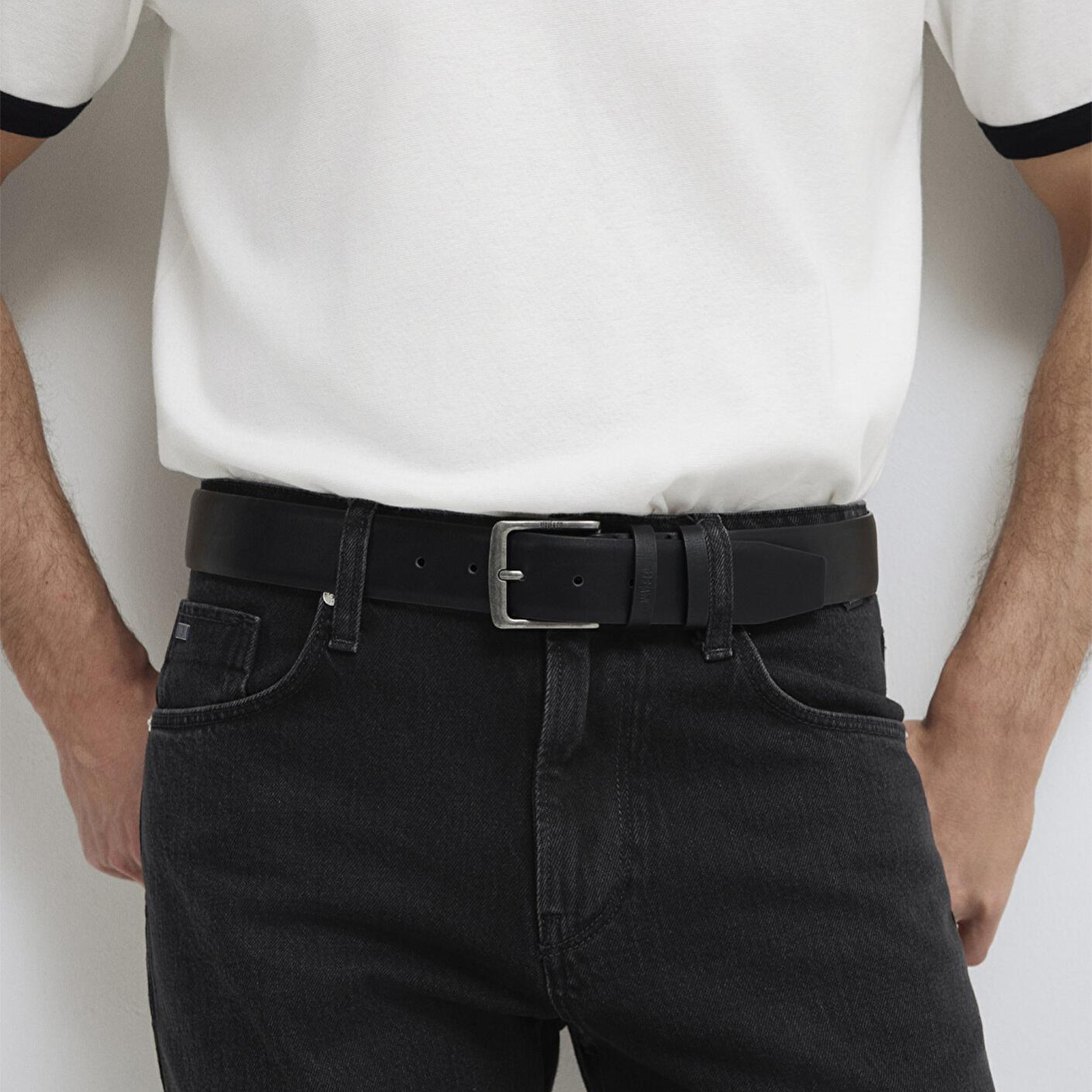 Mavi Siyah Suni Deri Kemer 0912257-900