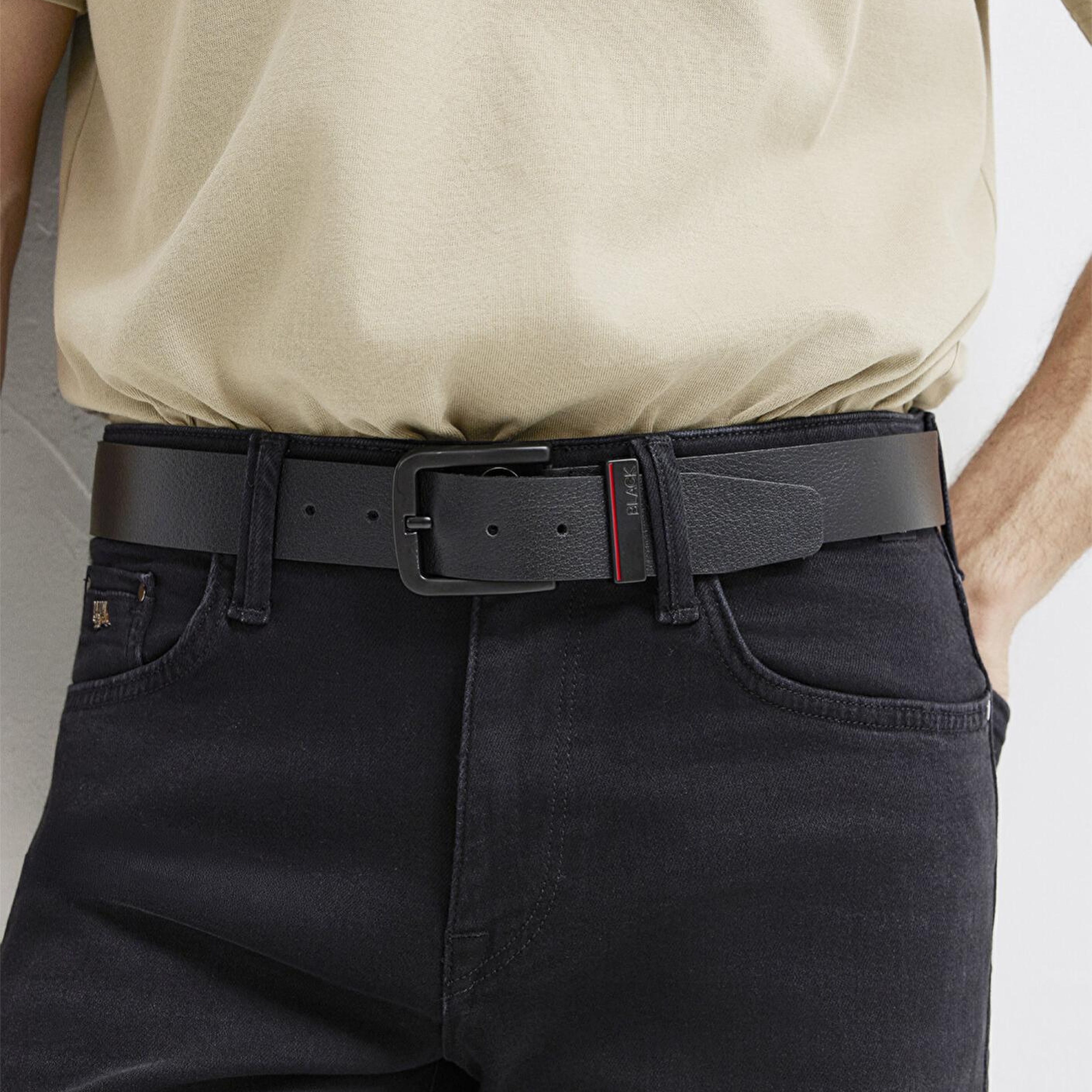 Mavi Siyah Deri Kemer 0912253-900