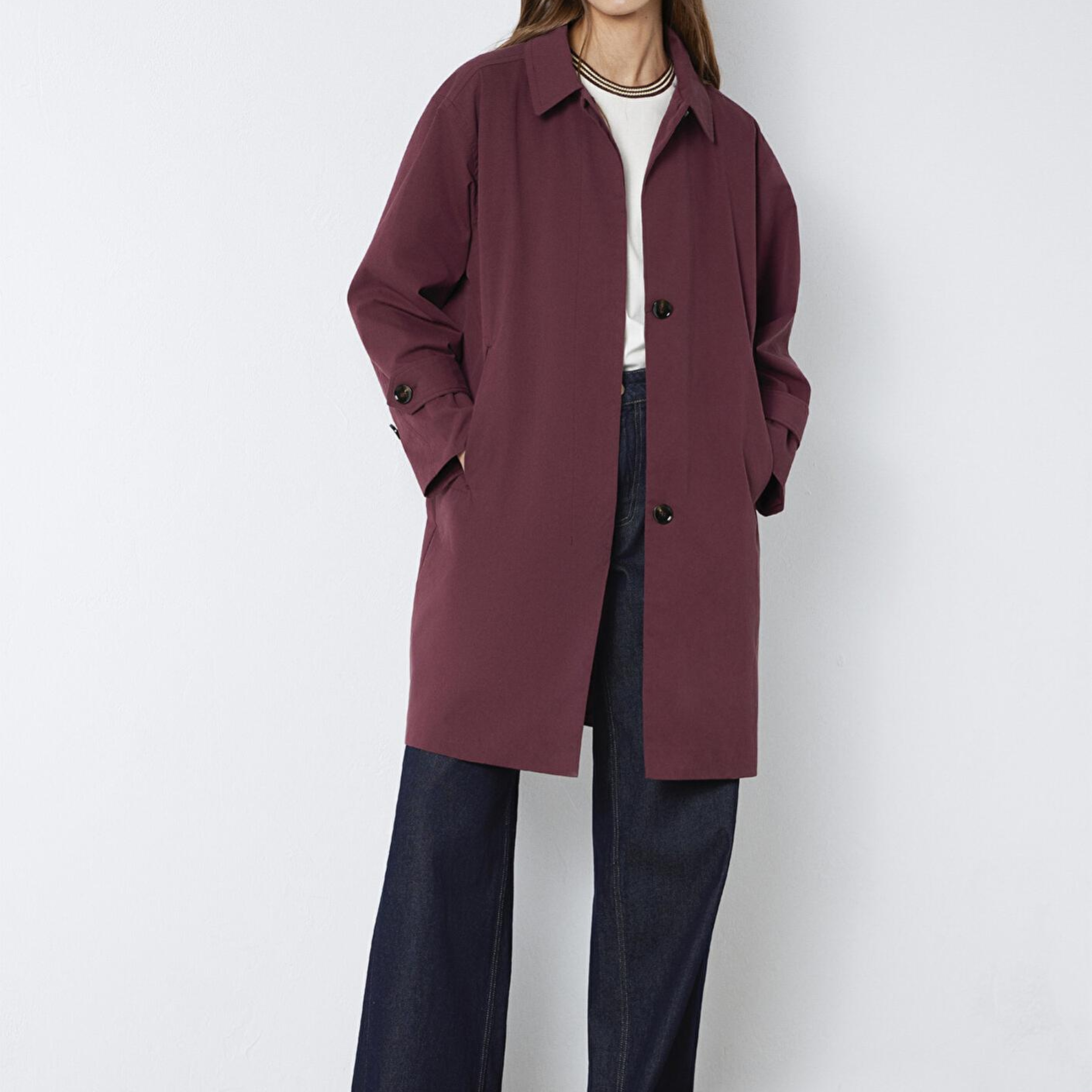 Mavi Bordo Trençkot 1110648-70422