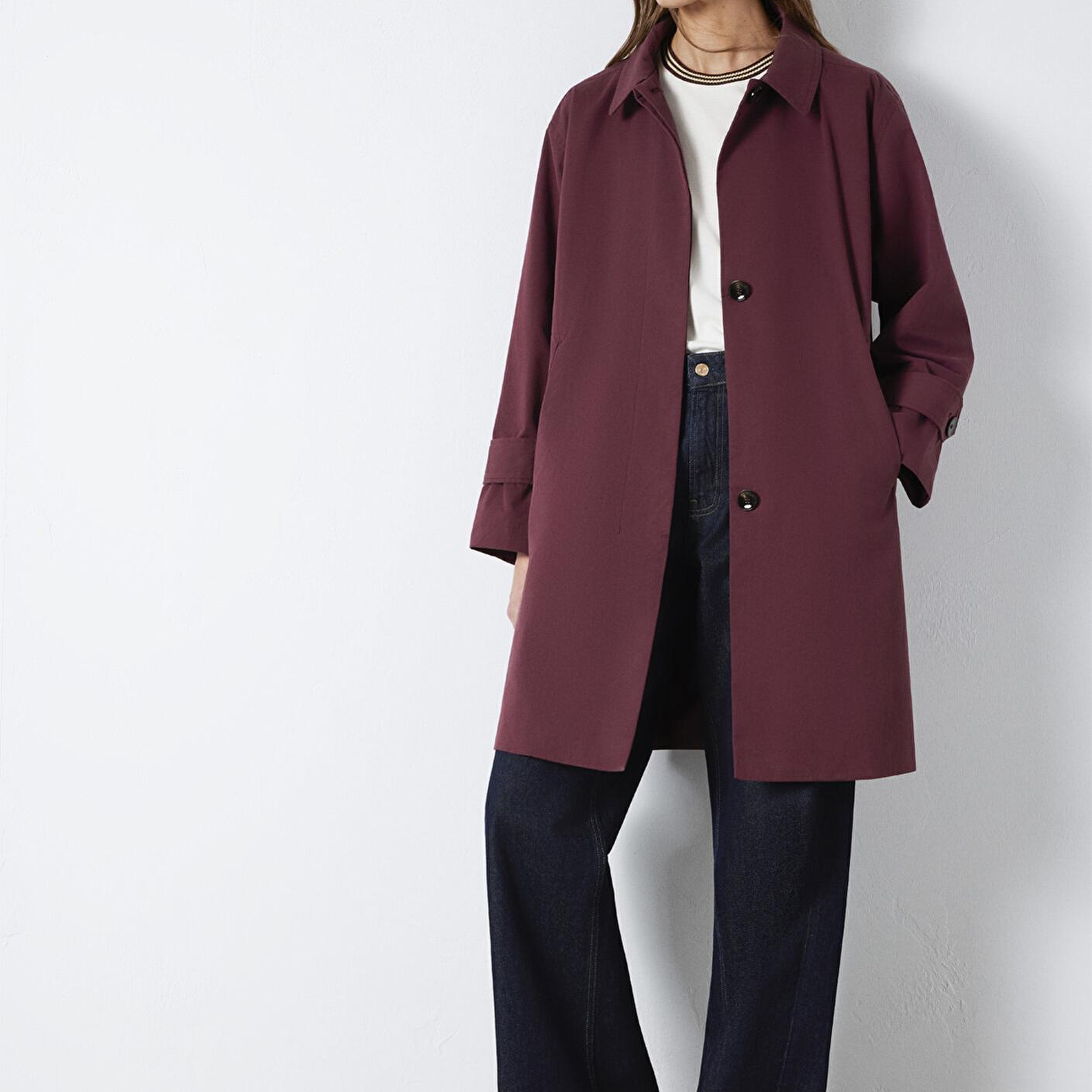 Mavi Bordo Trençkot 1110648-70422