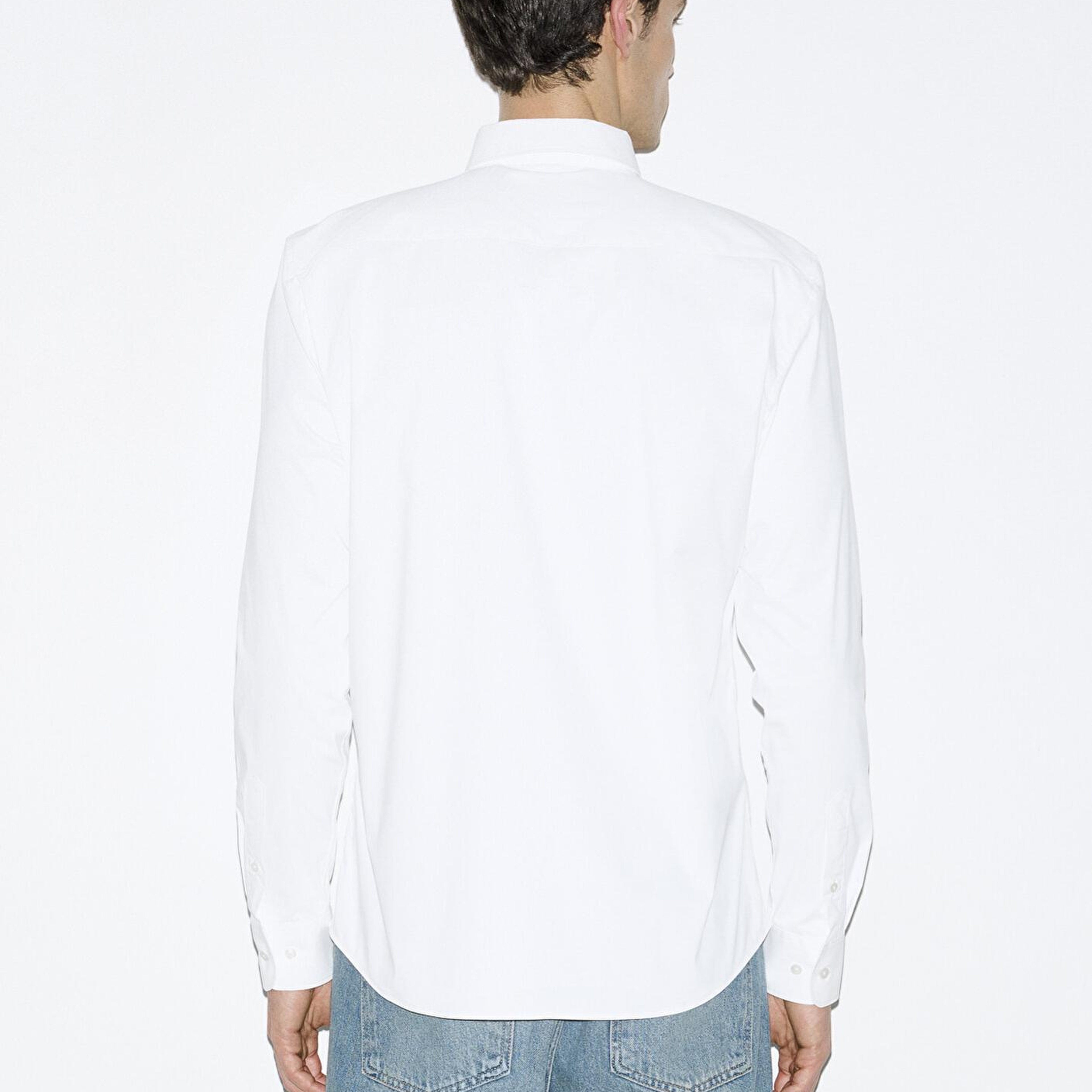 Mavi Hafif ve Esnek Beyaz Travel Gömlek Regular Fit / Normal Kesim 0211812-620